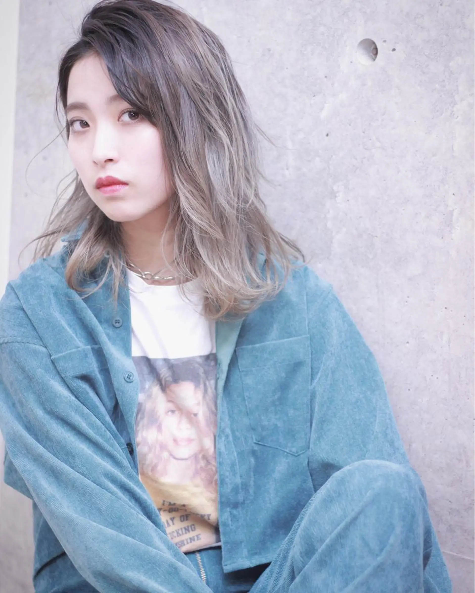 ミディアム 及川 光のヘアスタイル