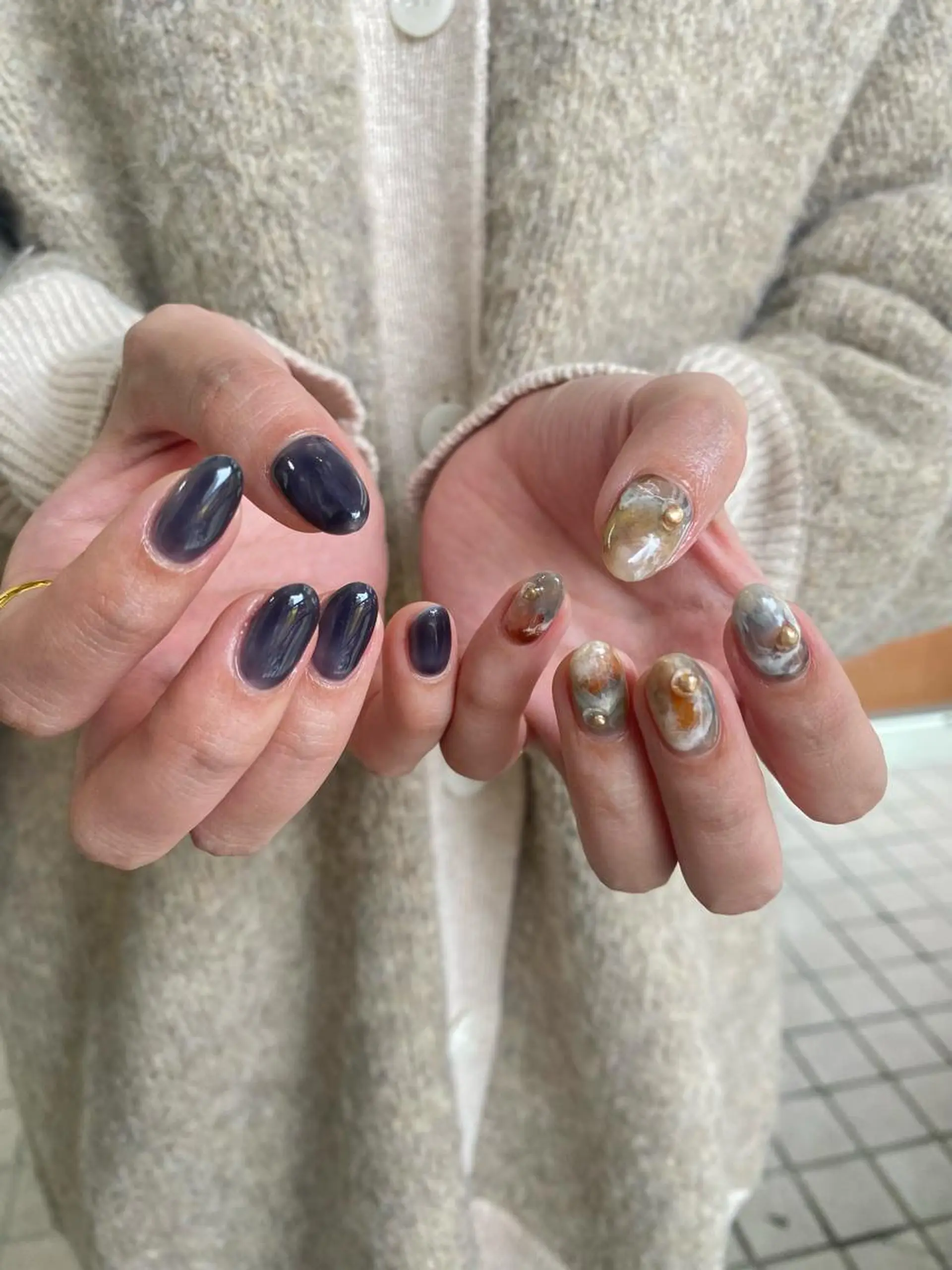 ネイル アートネイル ハンドネイル nable.所属・望月 実莉のネイルデザイン