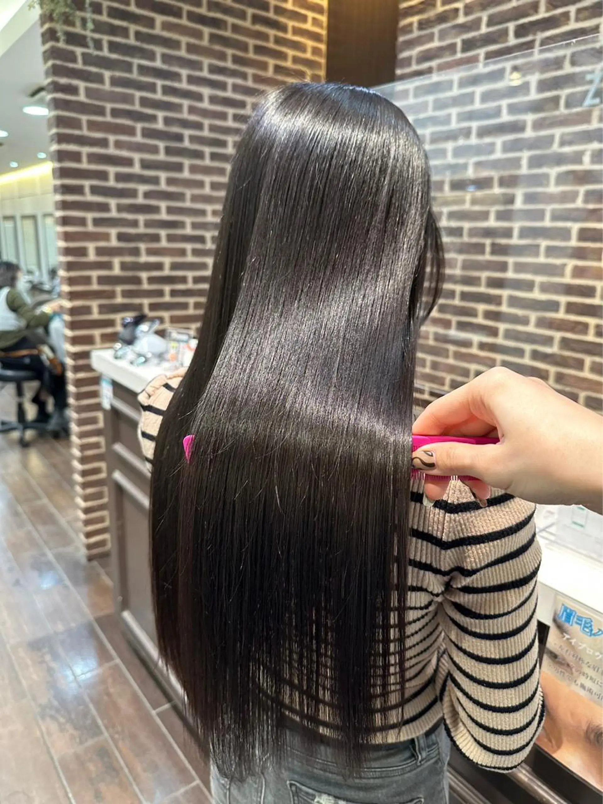 ロング カラー ブリーチ ケアブリーチ 透明感カラー デザインカラー ダブルカラー カット ヘアカラー トリートメント メンズ特化/マツエク AYAKA🌙のヘアスタイル