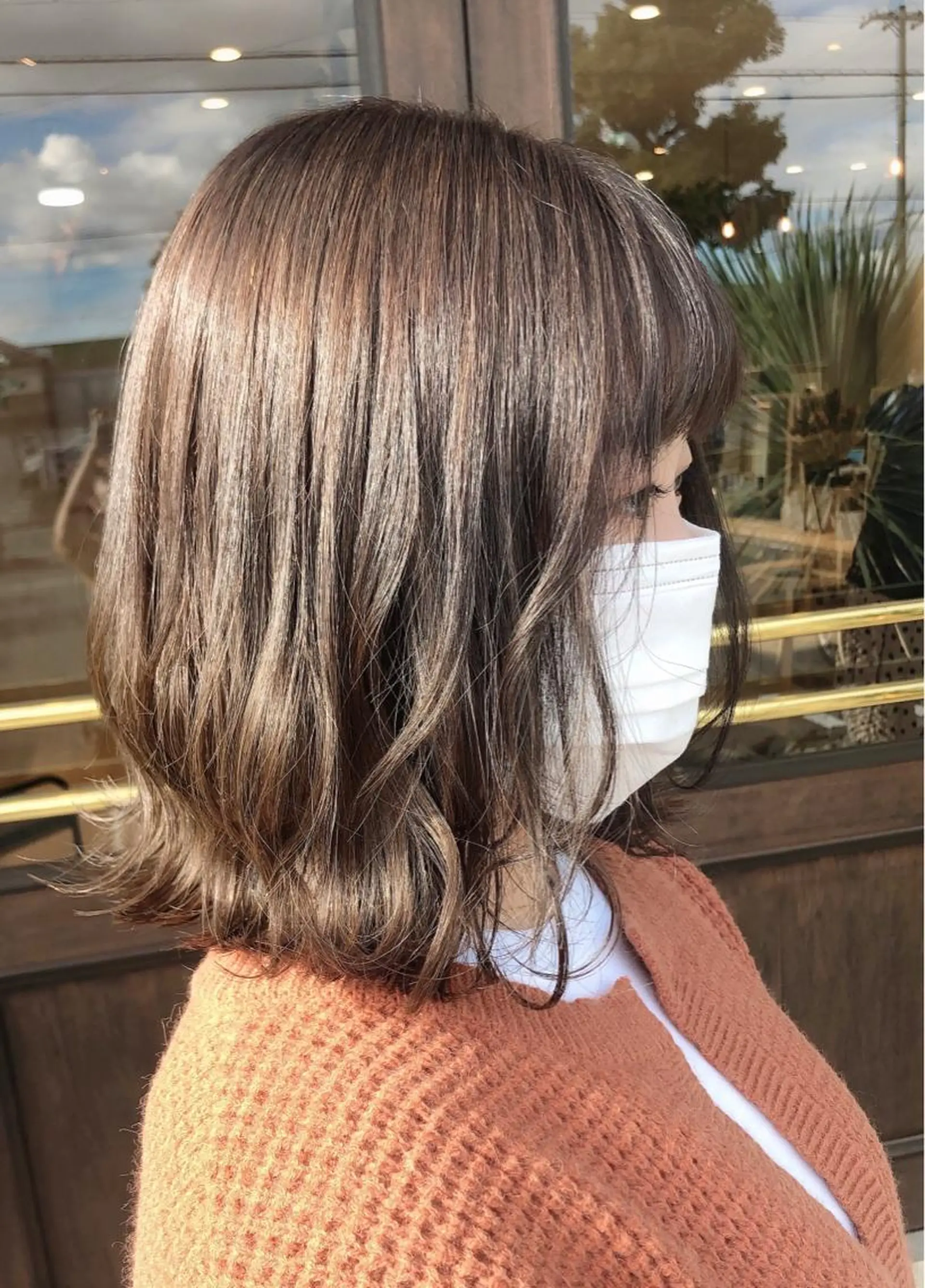 カラー ベージュカラー 透明感カラー ハイライトカラー 三村 桜生のヘアスタイル