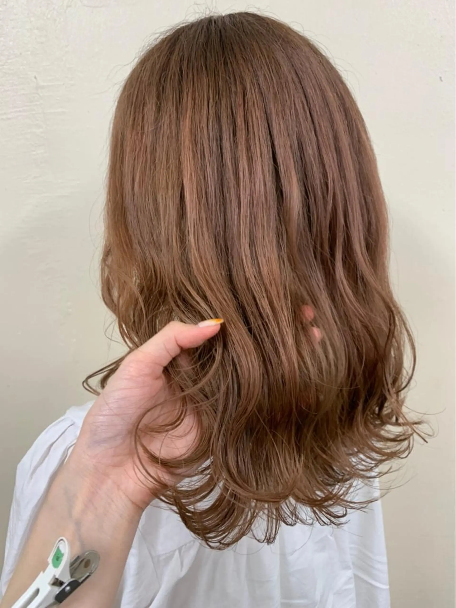 ミディアム カラー ヘアアレンジ 💕上野美容師☁ ブリーチ💖サワのヘアスタイル