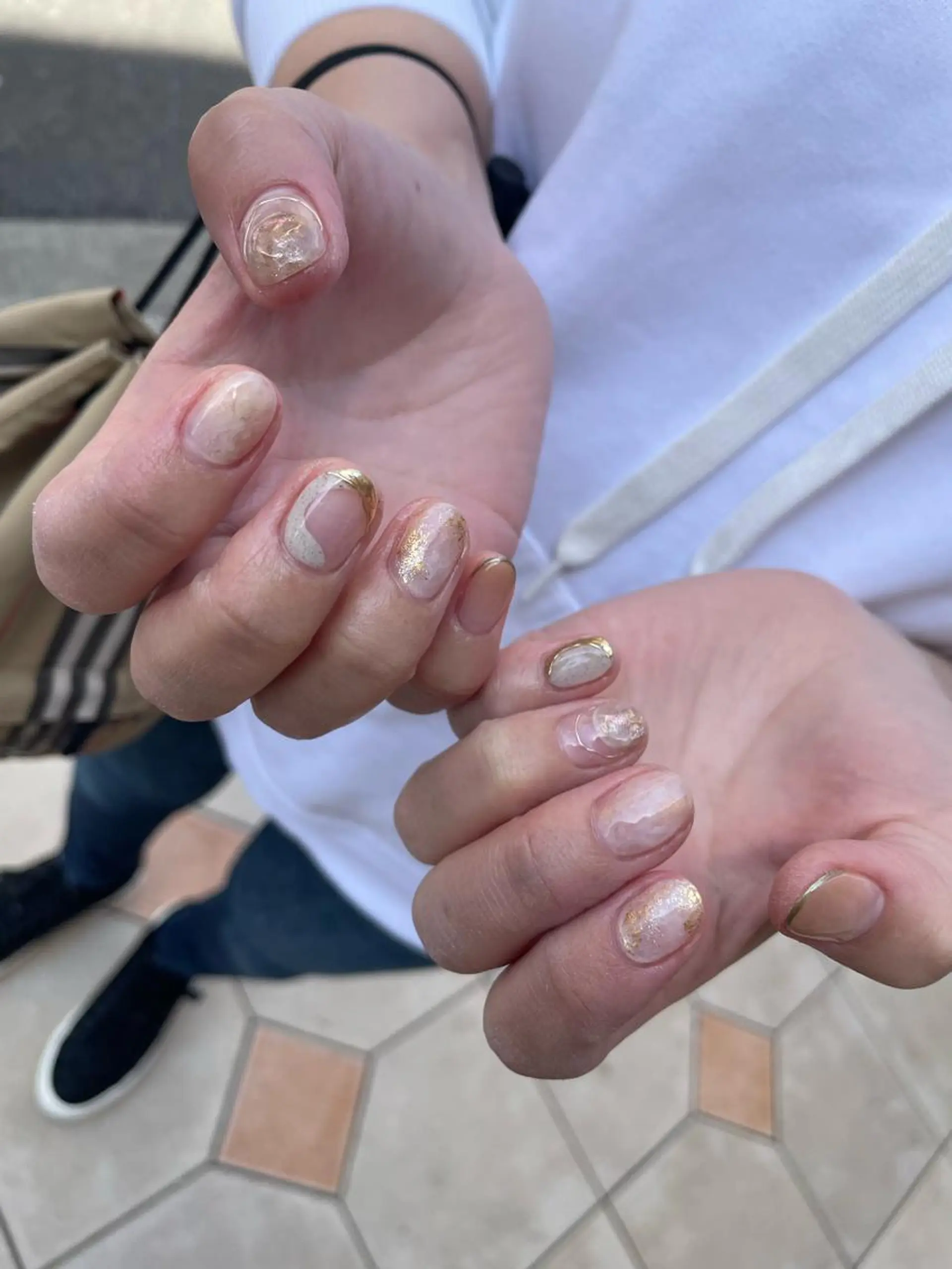 ロング カラー ヘアアレンジ キッズ ネイル マツエク・マツパ アイブロウ 福田 加奈のネイルデザイン