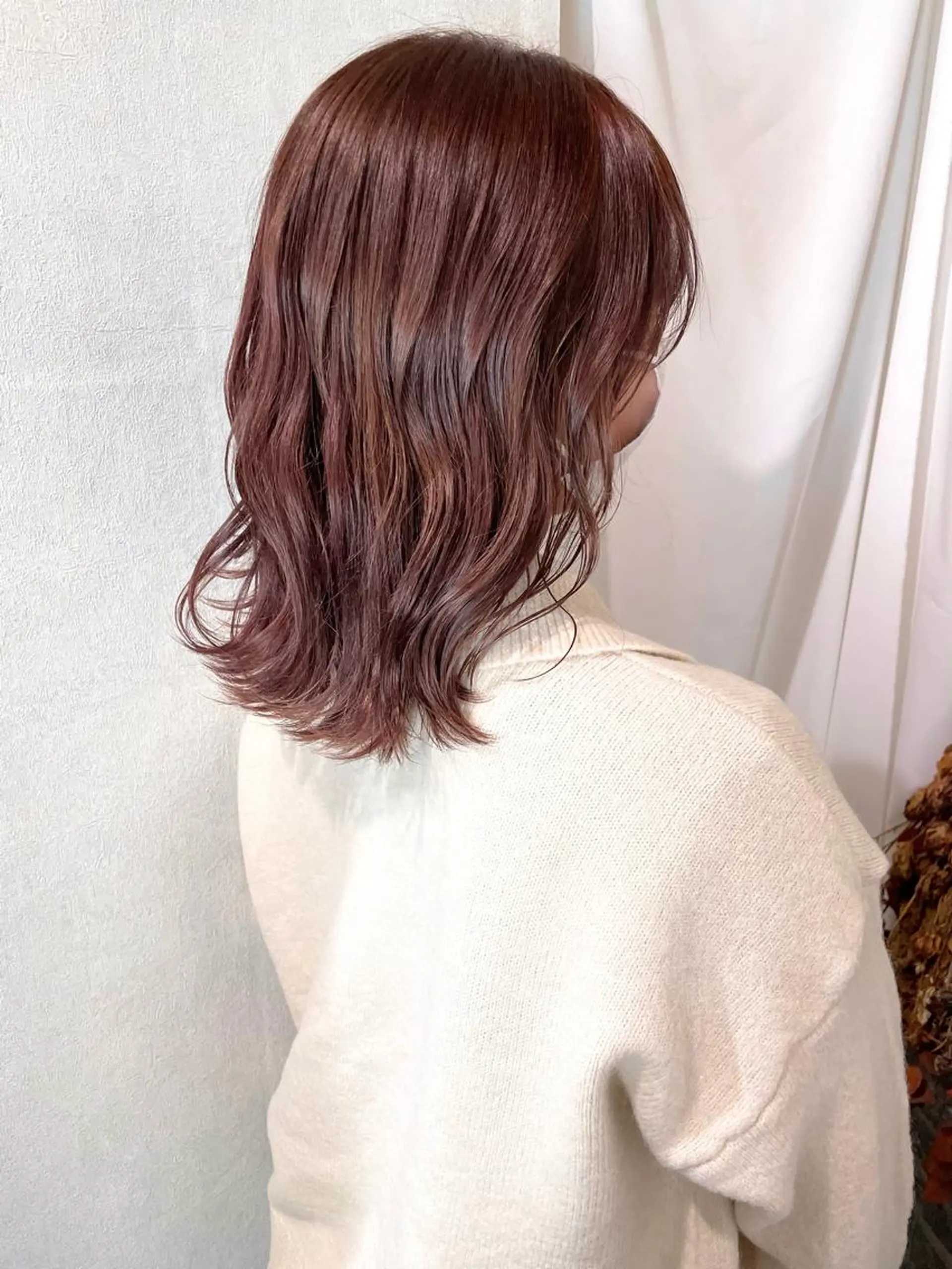 ミディアム カット ヘアカラー 🍬kanami 🍬ボブ/暖色カラーのヘアスタイル