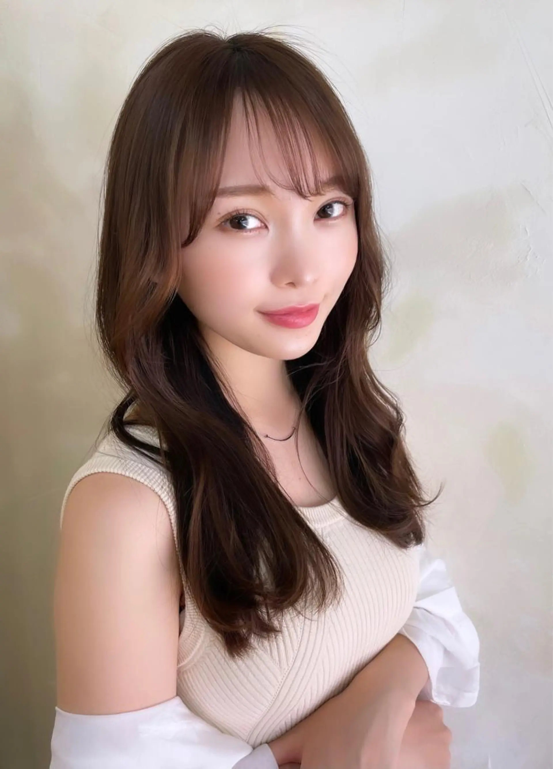 ロング カット ヘアカラー トリートメント 中園 祥吾のヘアスタイル