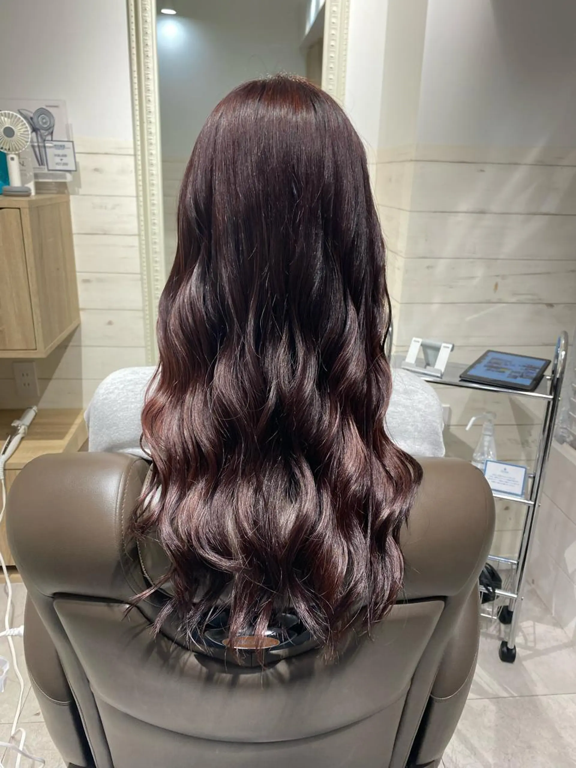 ロング カラー ブラウンカラー バイオレットカラー バイオレットブラウン ✨髪質改善特化✨ HAJIMEのヘアスタイル