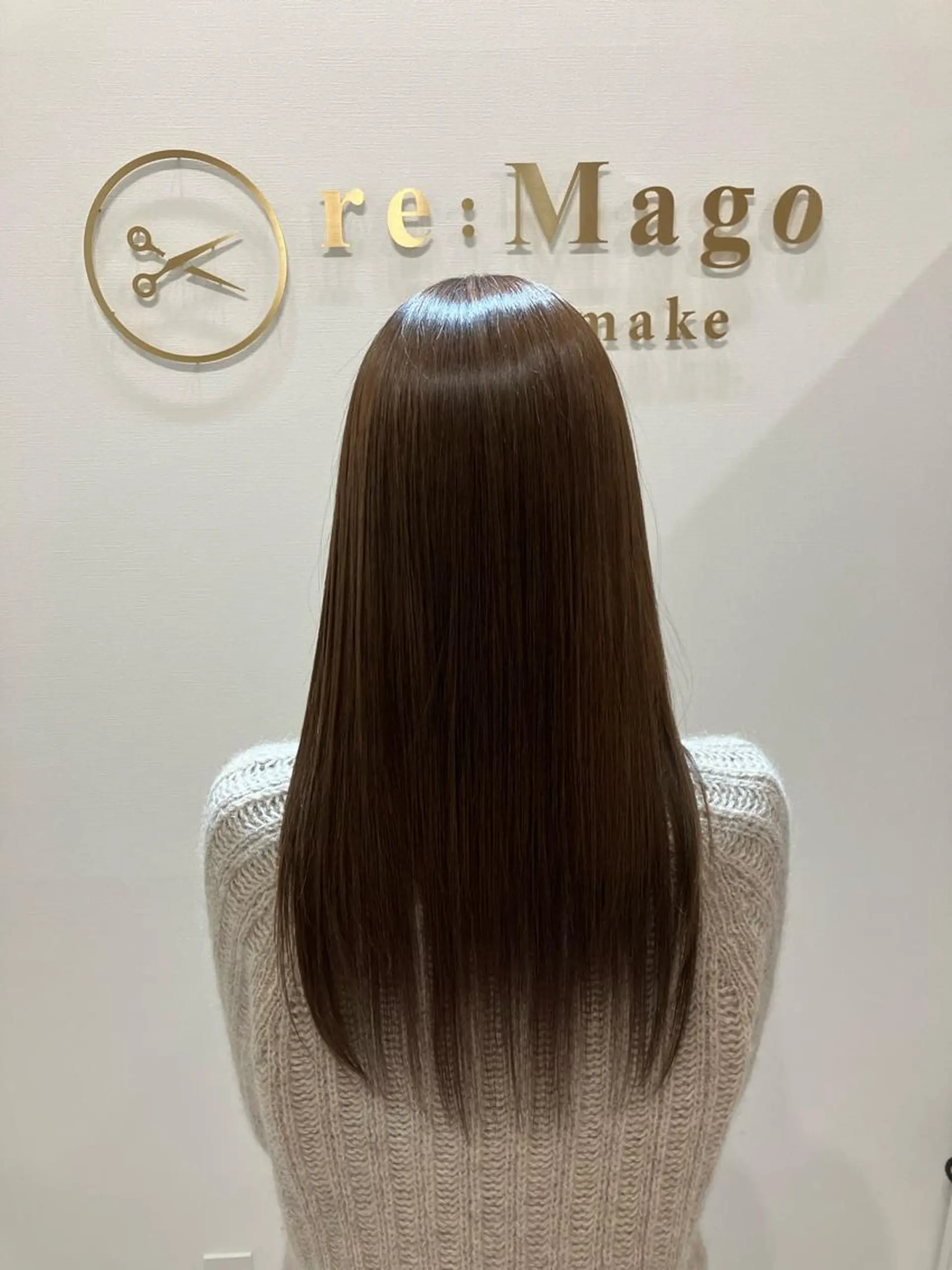 ロング カラー ヘアアレンジ キッズ カット ヘアカラー トリートメント 関内　髪質改善　特化 re:Magoのヘアスタイル