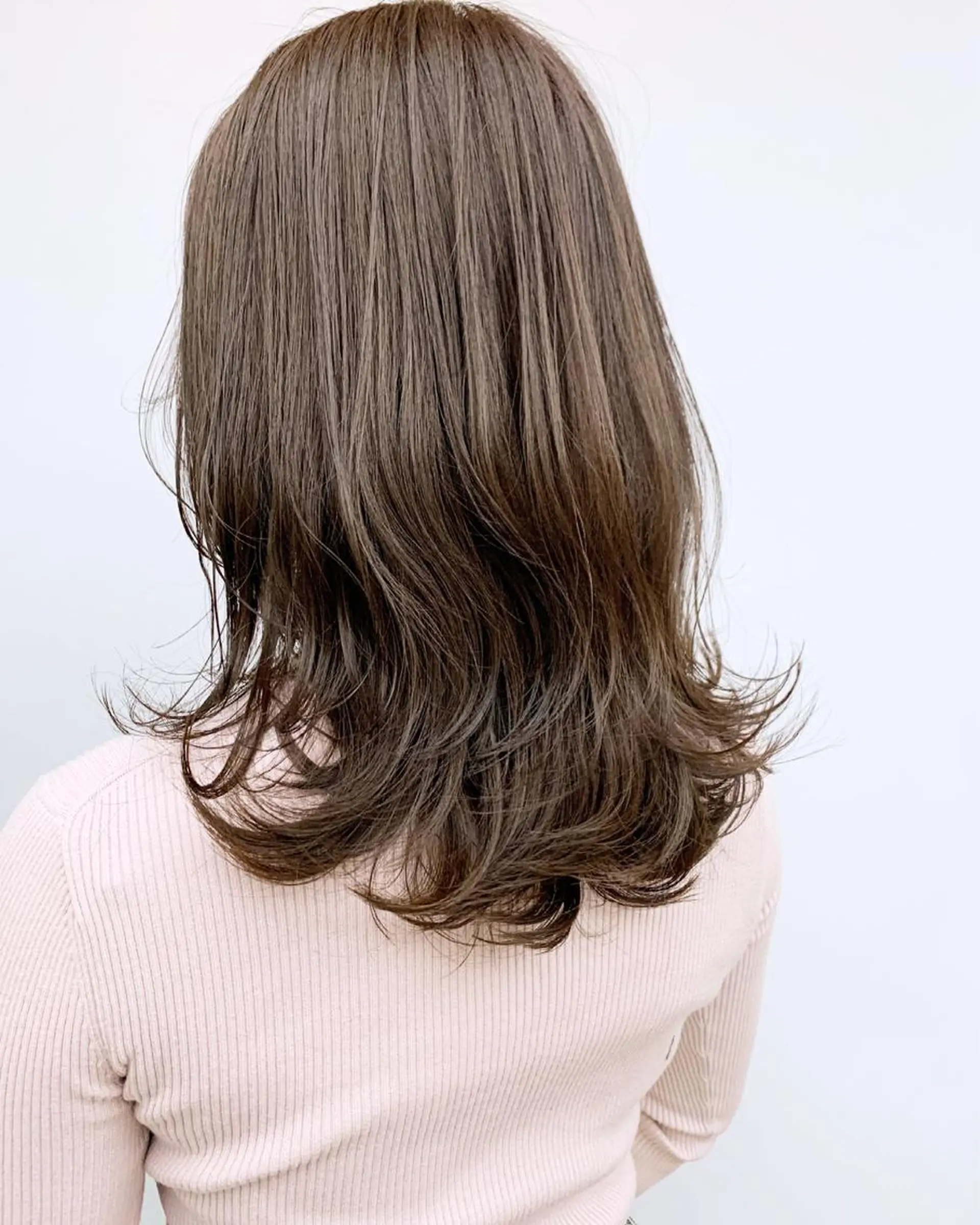 ミディアム カラー 透明感カラー カット ヘアカラー トリートメント ヘッドスパ ROW吉祥寺✨ 髪質改善TR&スパ✨のヘアスタイル