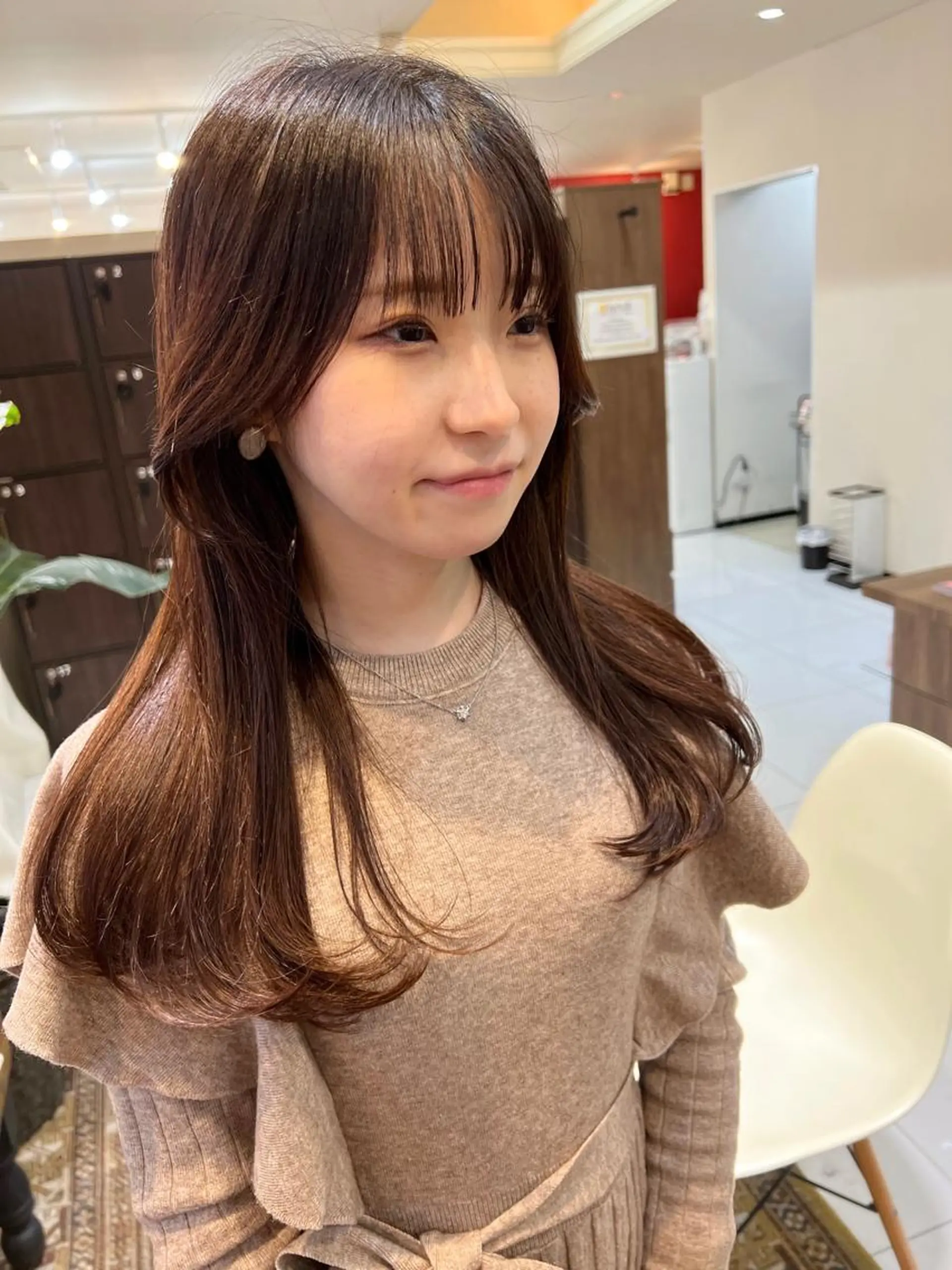 セミロング 【韓国風くびれヘア】 joule小木曽輝のヘアスタイル