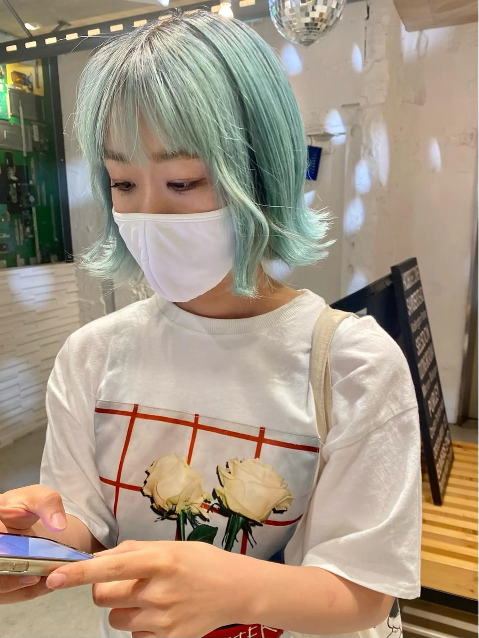 ミディアム カラー バレイヤージュ ブリーチ ケアブリーチ ダブルカラー ハイライトカラー welring hair salon所属・welring hair salonのヘアスタイル