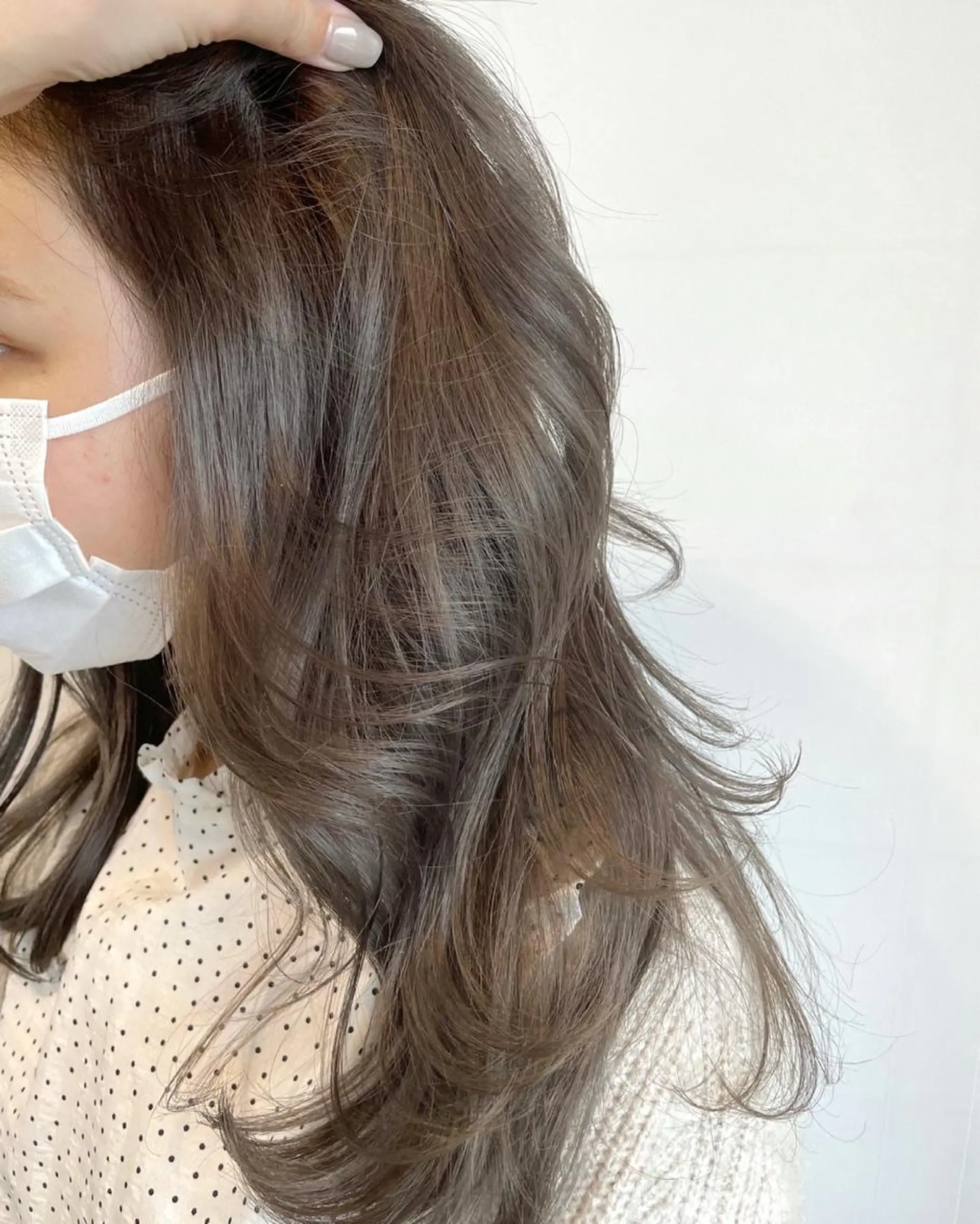 セミロング カラー ヘアアレンジ ヘアカラー 徳永 実沙のヘアスタイル