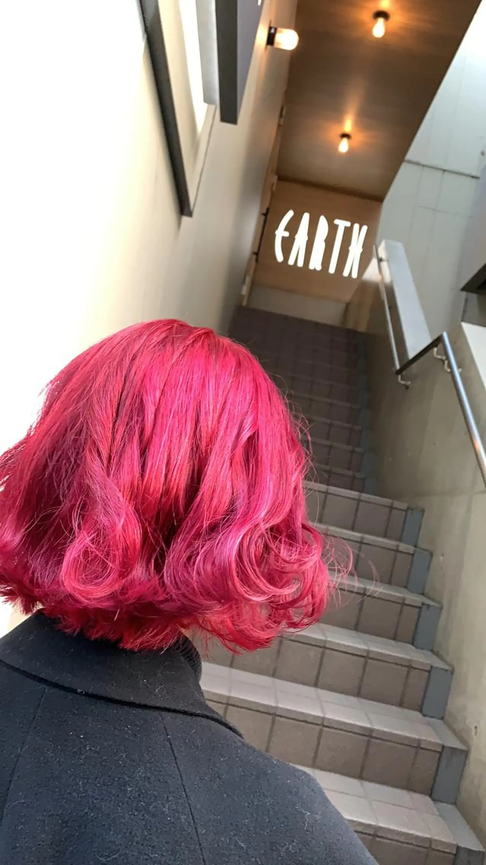 ショート カラー 🌿earth亀有店 【緑髪のノブ】🌿のヘアスタイル