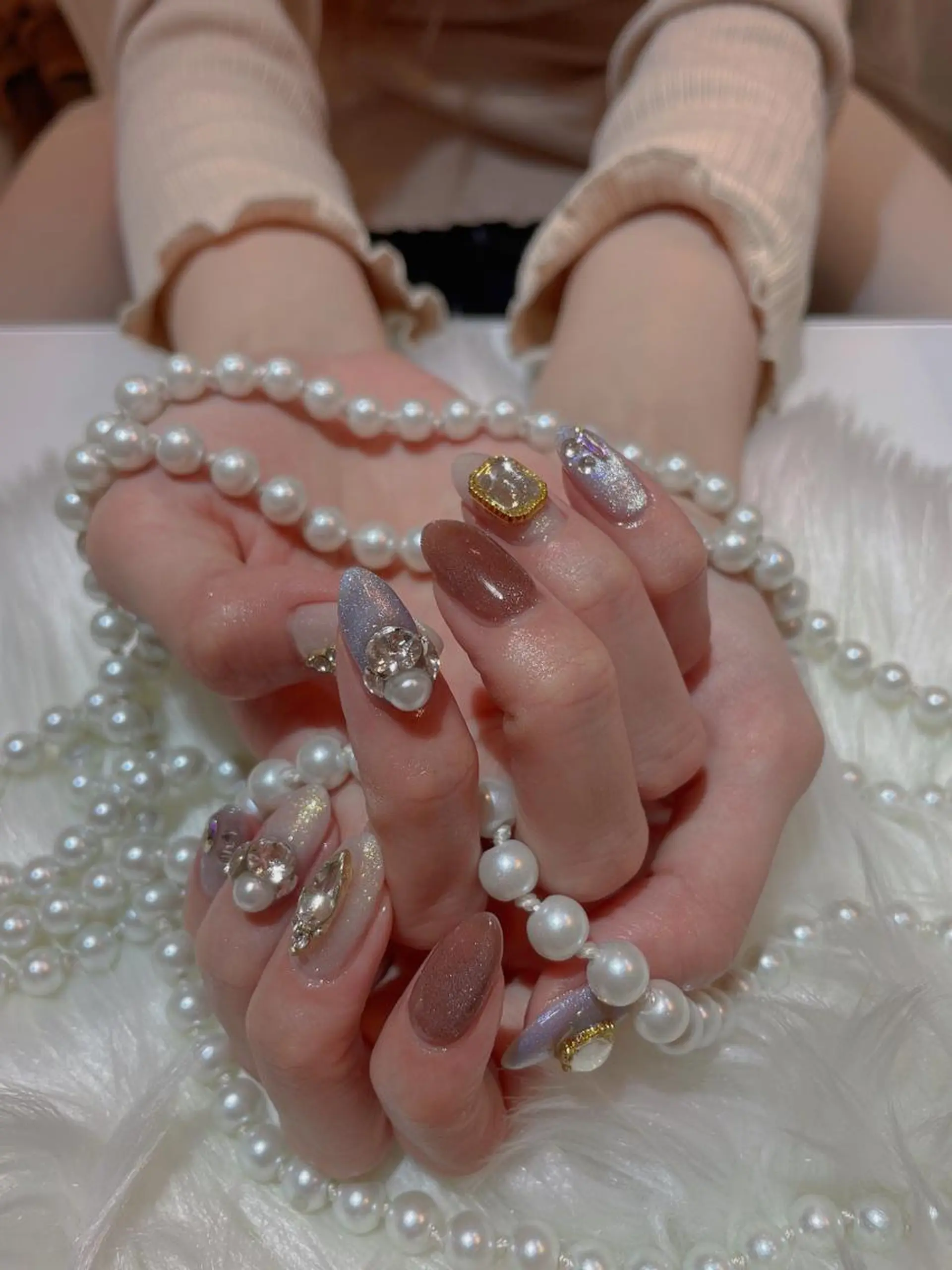 ネイル ✨Serenity ワンホンネイルのネイルデザイン