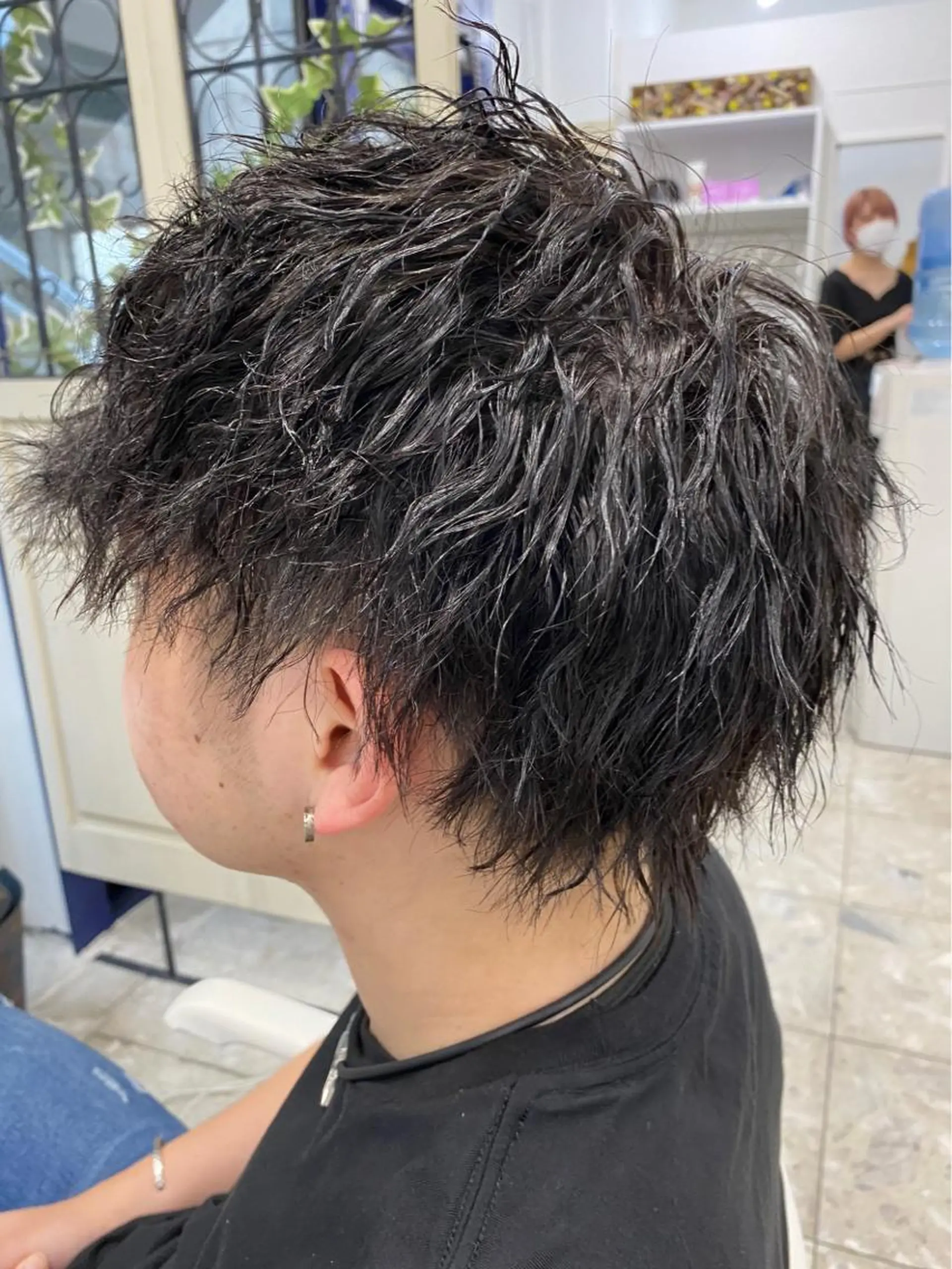 ショート パーマ ハイライト&曲がる 縮毛矯正特化 玉置のヘアスタイル