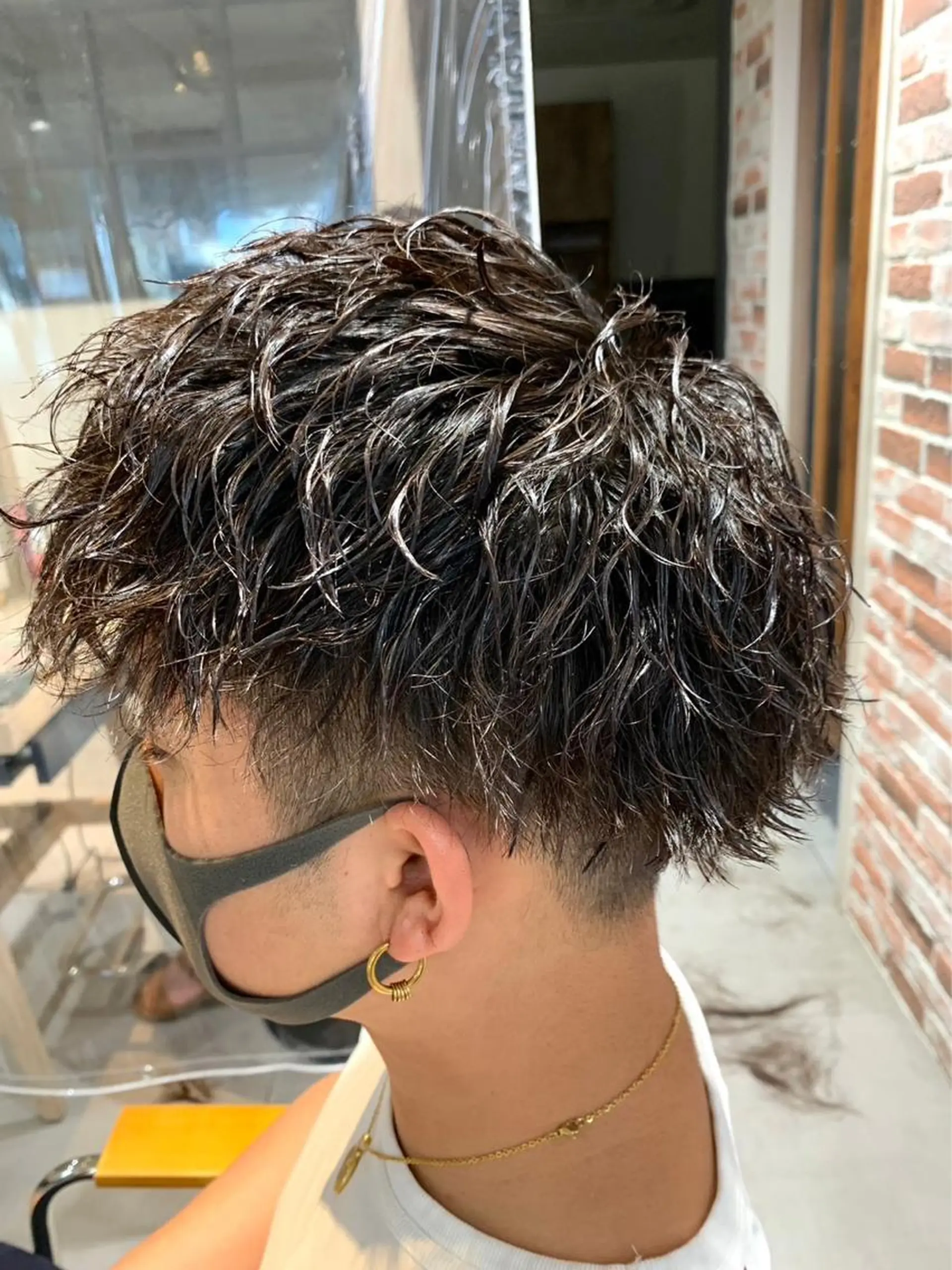 メンズ カット パーマ 鈴木弥月 /メンズパーマのヘアスタイル