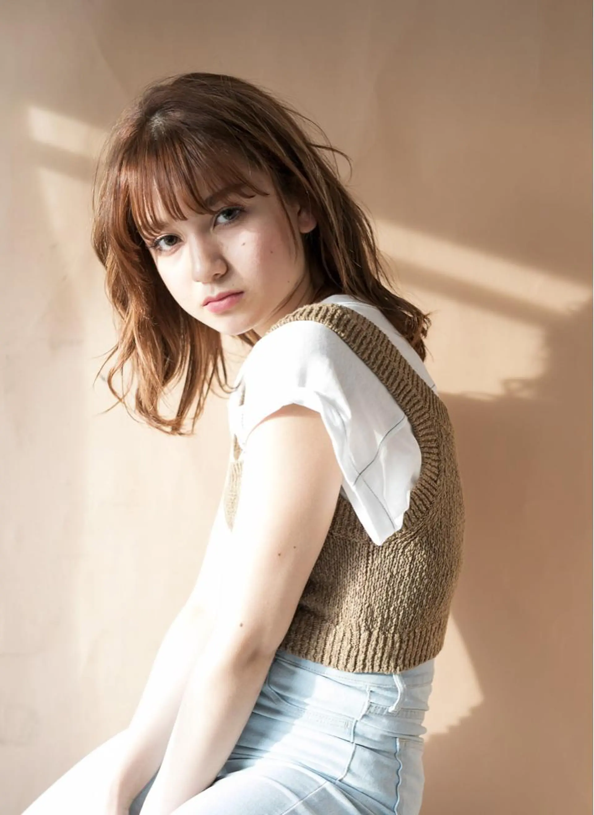 セミロング 松木 信也のヘアスタイル