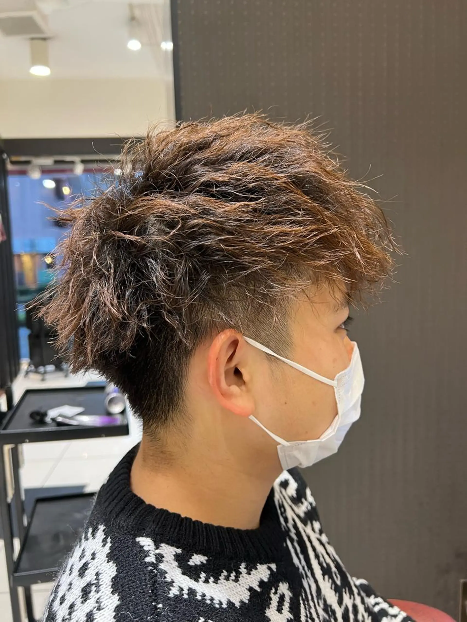 メンズ メンズパーマ メンズツイストパーマ ツイストパーマ ＊インナーカラー＊ 植松彩音のヘアスタイル