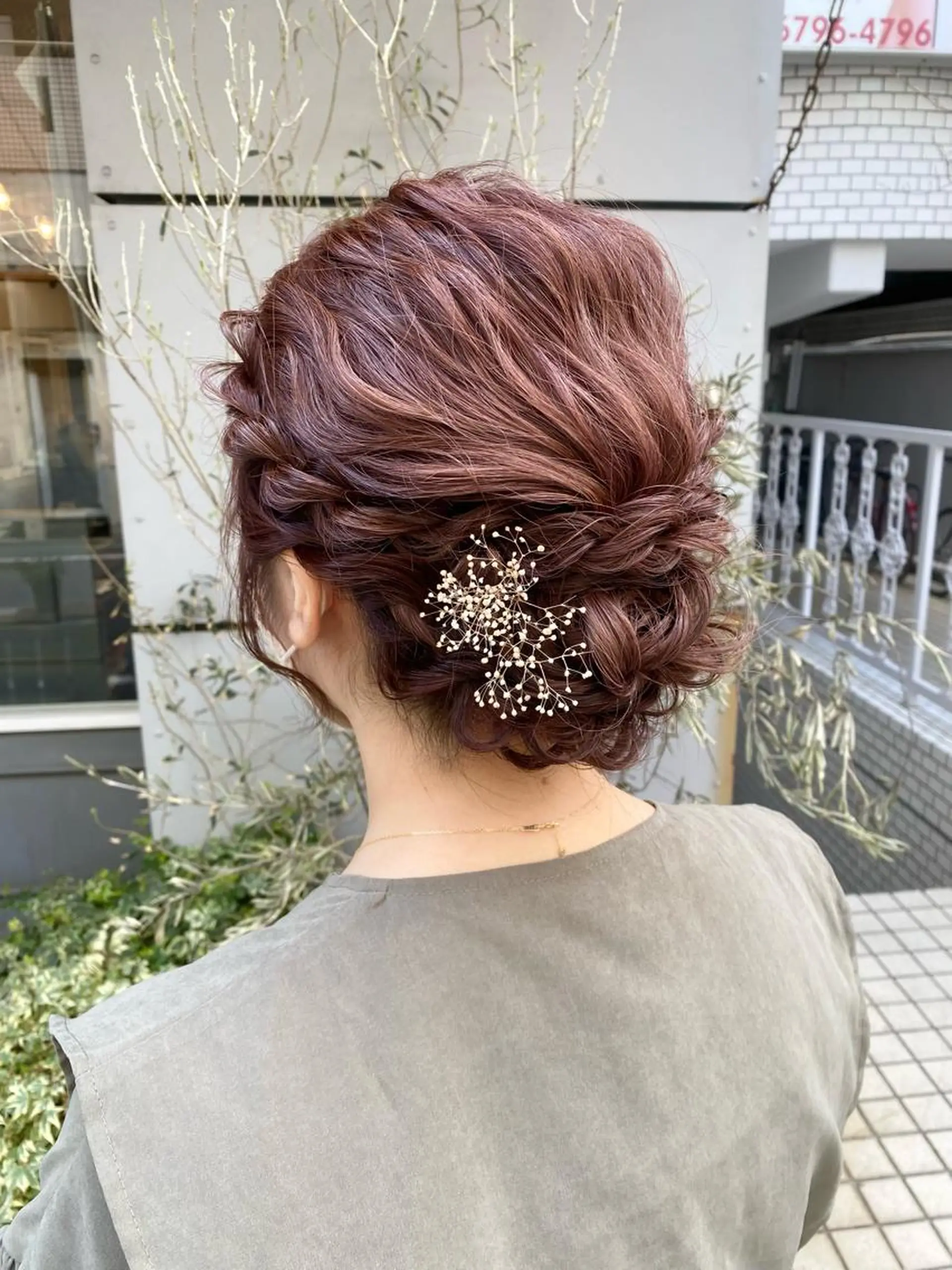 ミディアム ヘアアレンジ ヘアセット 大人透けカラー 🌼小林杏夏🌼のヘアスタイル
