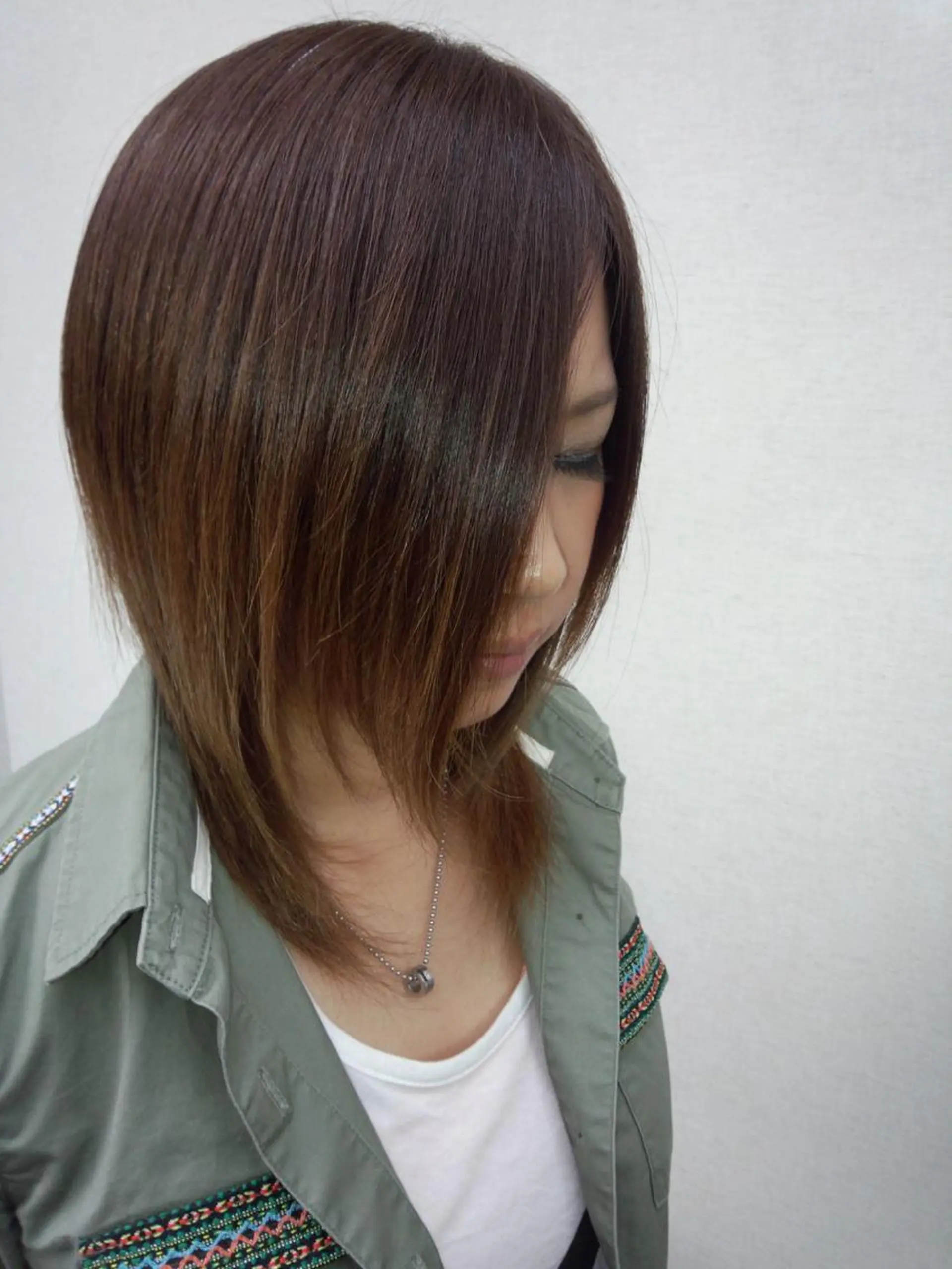 ミディアム カラー ハイトーンArphy 安蒜佑太のヘアスタイル