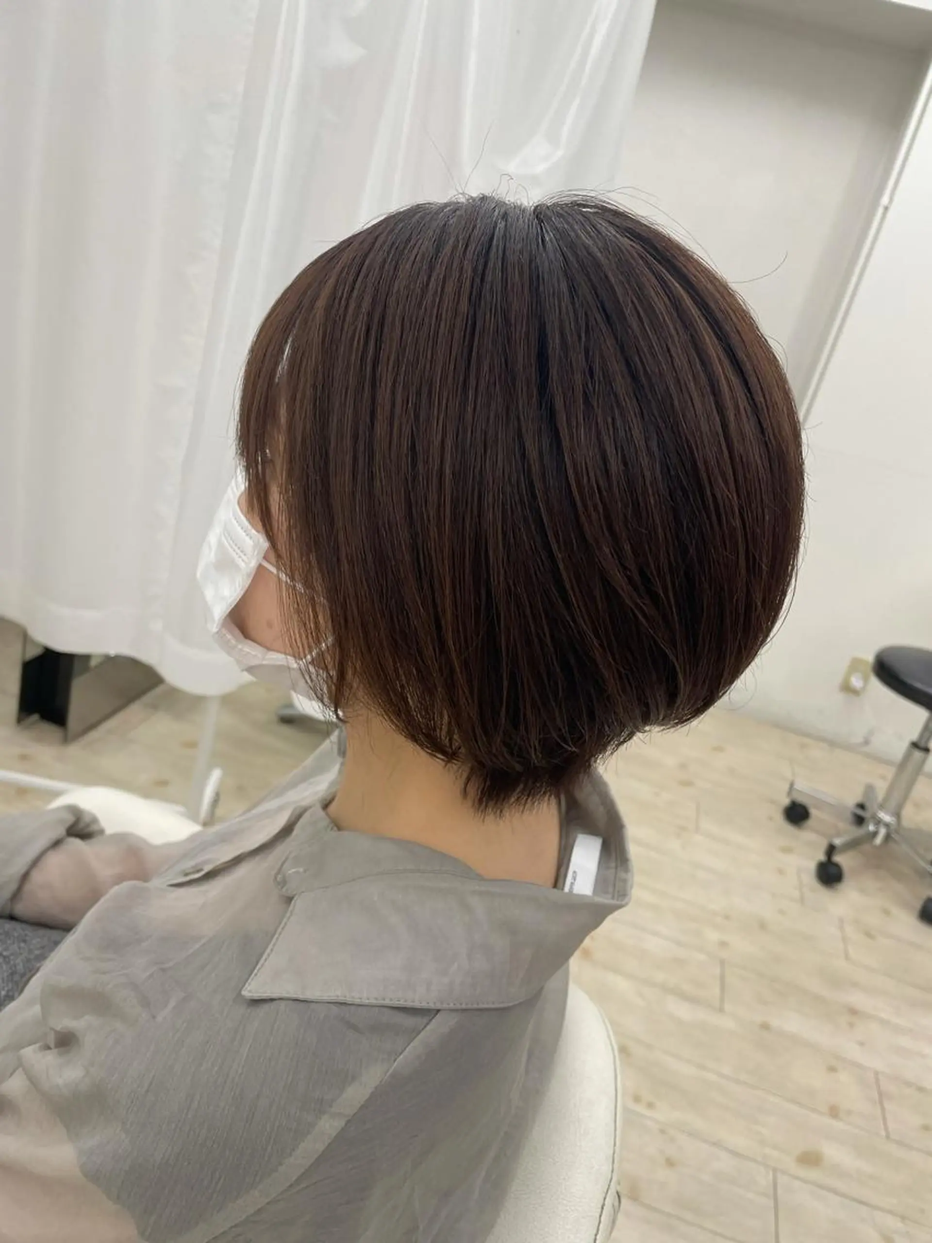 ショート ショートボブ アッシュ ボブ ショートヘア 心斎橋/海外レイヤー 募集中三好玲奈のヘアスタイル