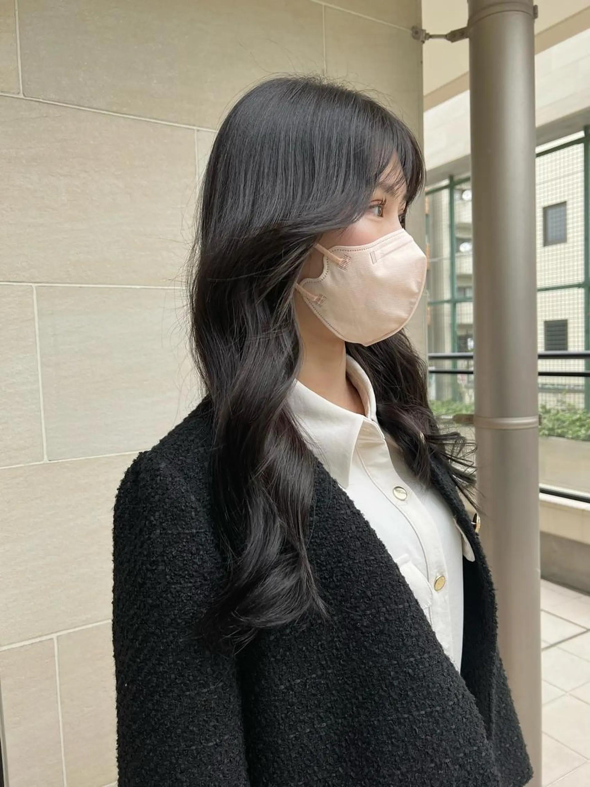 ロング カラー ヘアカラー 🤍細矢 杏奈／ 韓国風ヘア🤍のヘアスタイル