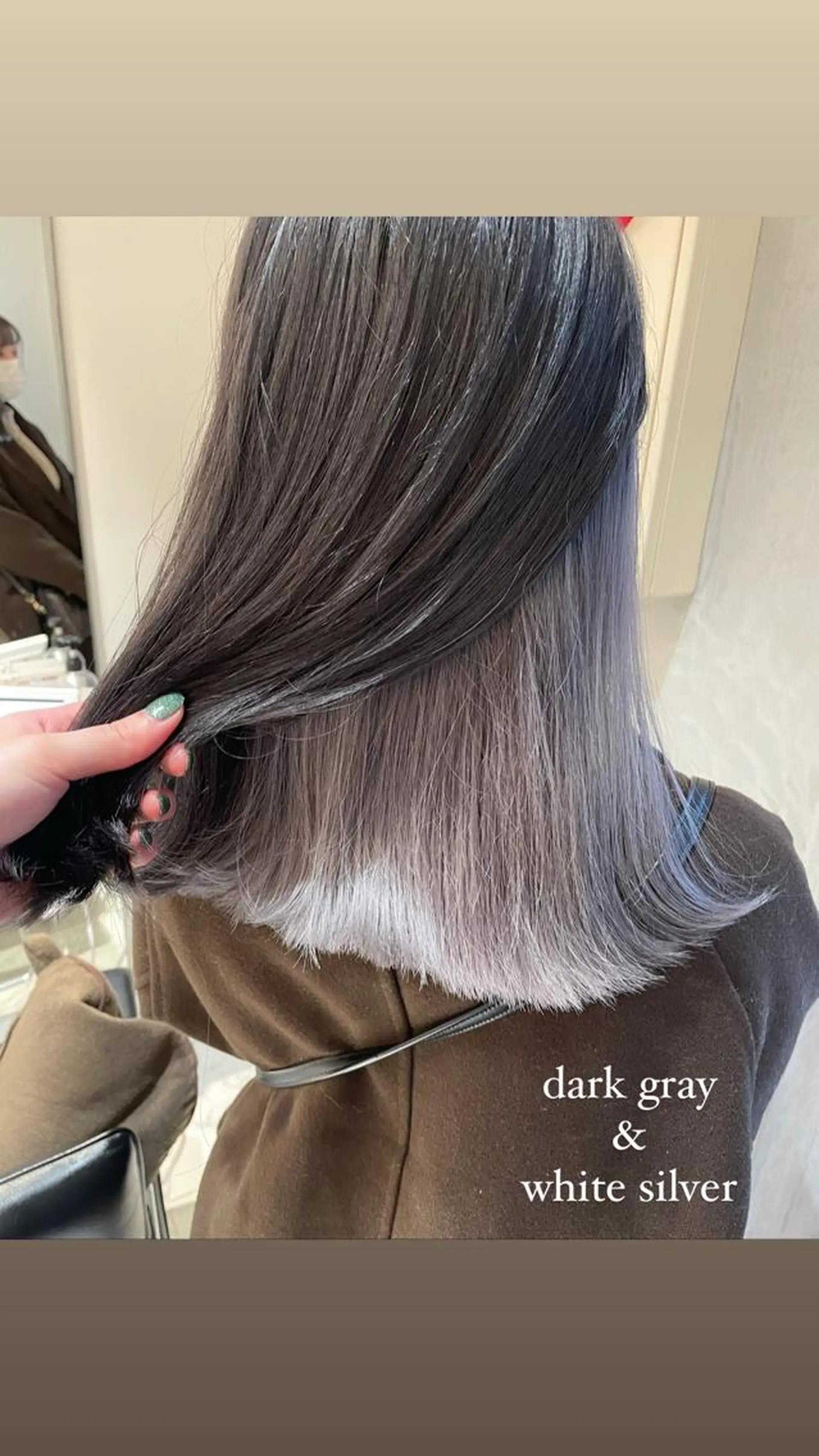 ミディアム カラー ヘアカラー トリートメント ヘッドスパ ヘアセット 🍑韓国暖色🇰🇷 店長【桑原ユキネ】のヘアスタイル