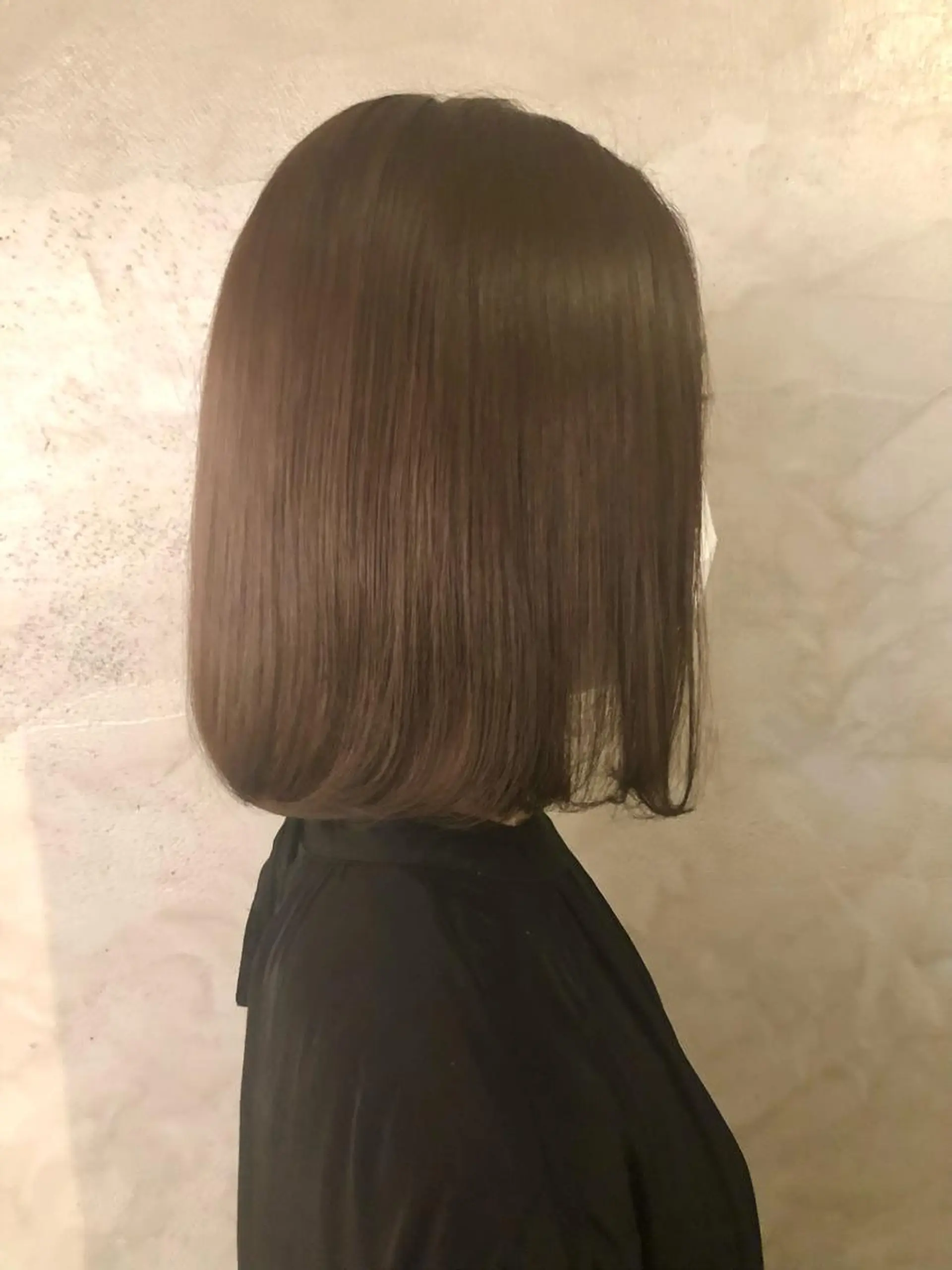 ミディアム カラー ボブ FUJINO RYOのヘアスタイル