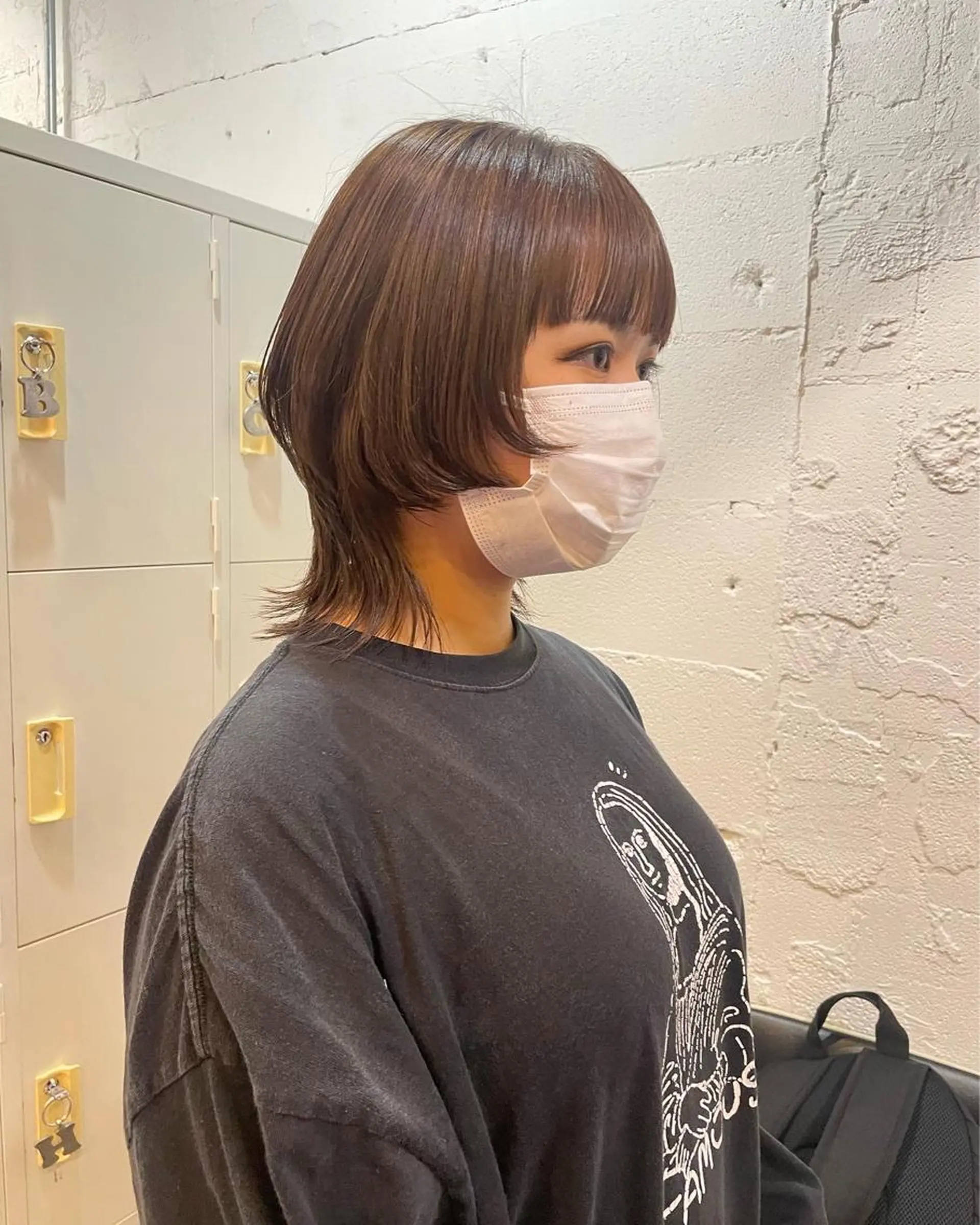 ショート カラー ヘアアレンジ satsuki ito/暖色、パーマのヘアスタイル