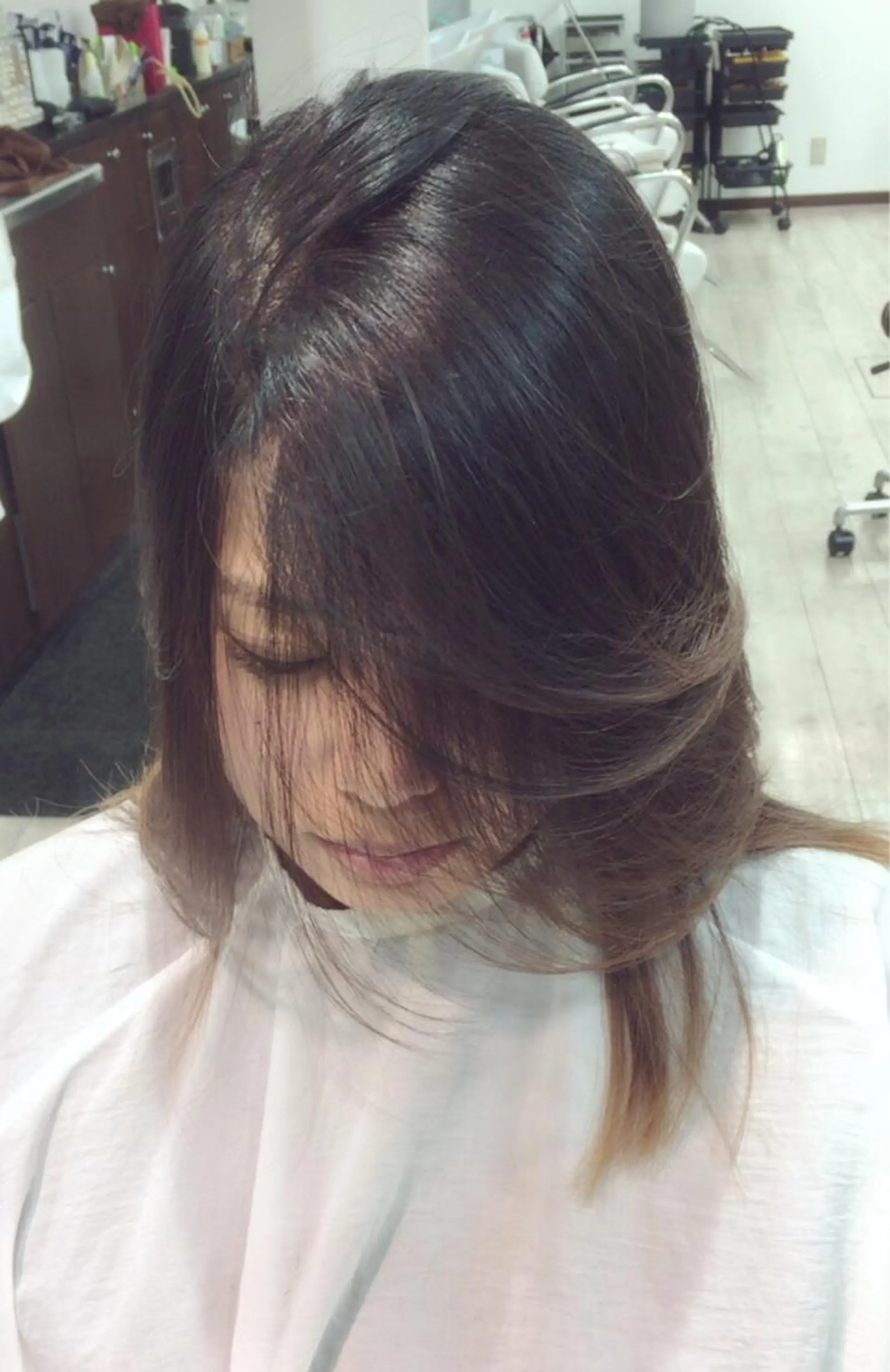 ショート ミディアム セミロング ロング カラー パーマ ヘアアレンジ メンズ キッズ ネイル まつエク Leyシェアサロン所属・KenIchi施術者 1%未満ドライカットのヘアスタイル