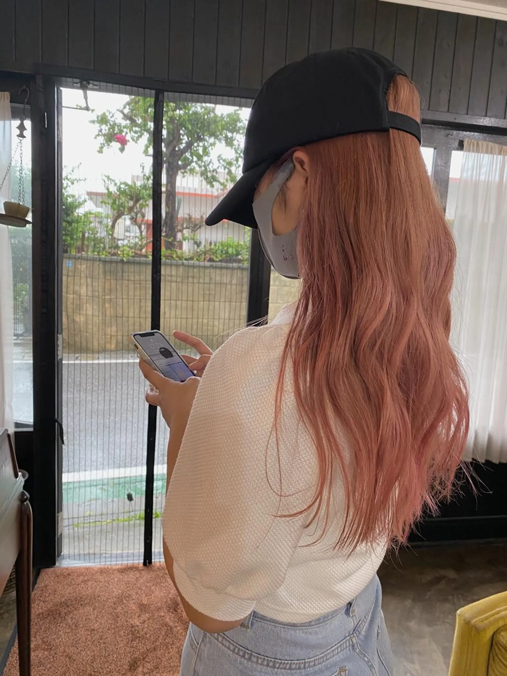 セミロング カラー 縮毛矯正 トリートメント 艶カラー🫧 MOMOYOのヘアスタイル