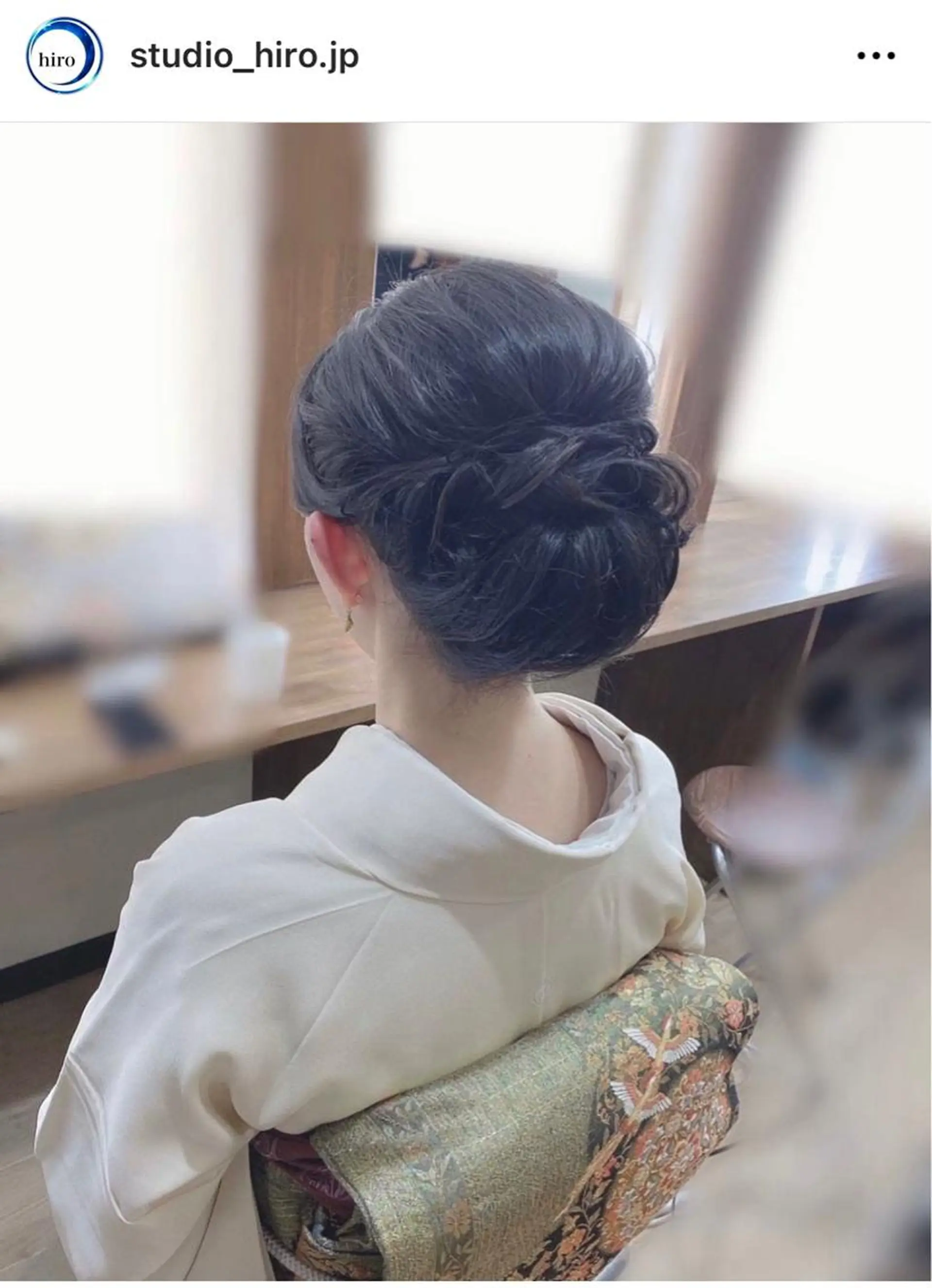 セミロング 京都.祇園セットサロン:スタジオ ヒロ【Studio hiro】所属・ヒロ(hiro) •スタジオヒロのヘアスタイル