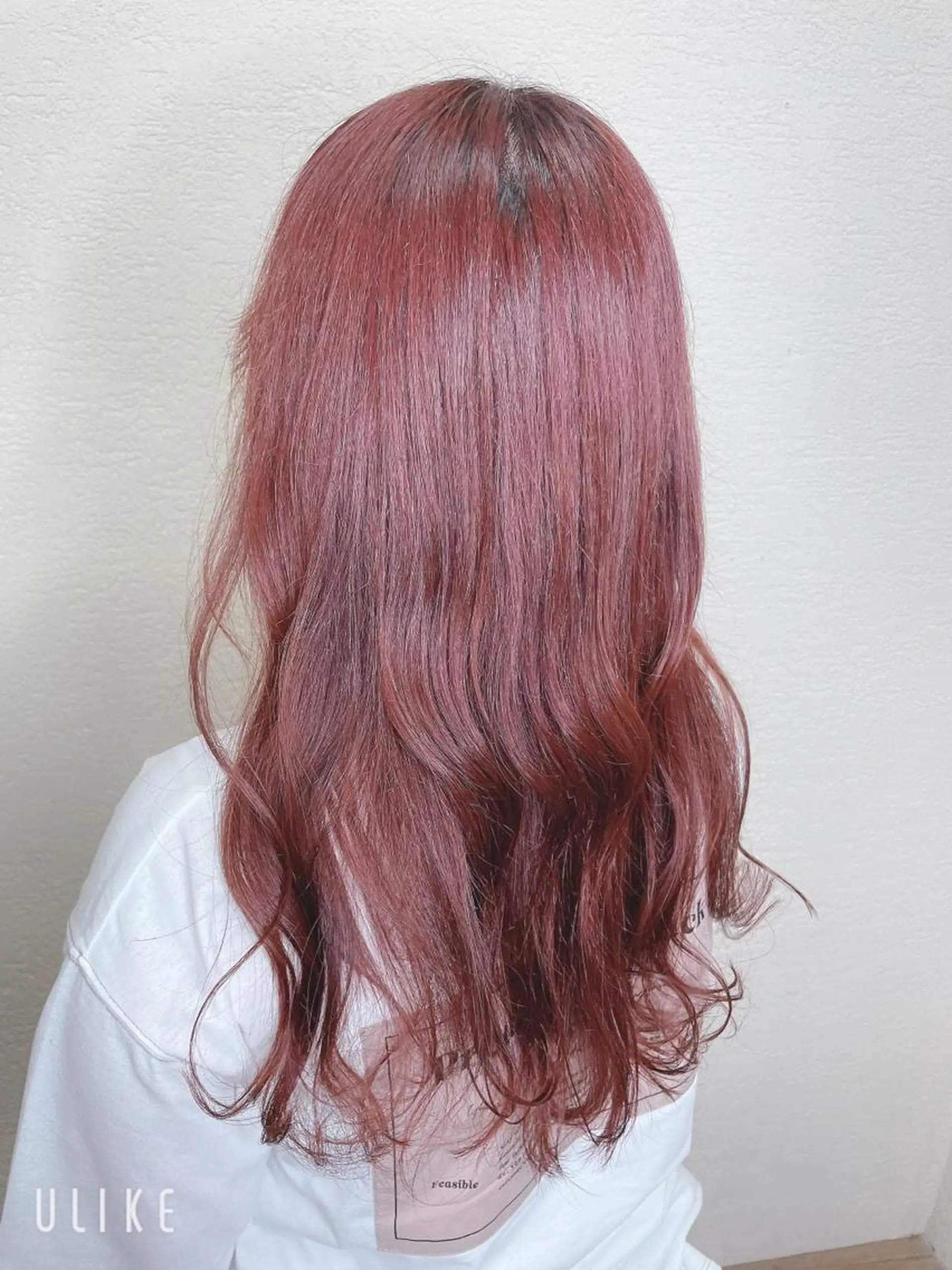 ロング カラー カシス レッドカラー カット ヘアカラー トリートメント ❣️モードケイズ塚口 和田一将のヘアスタイル