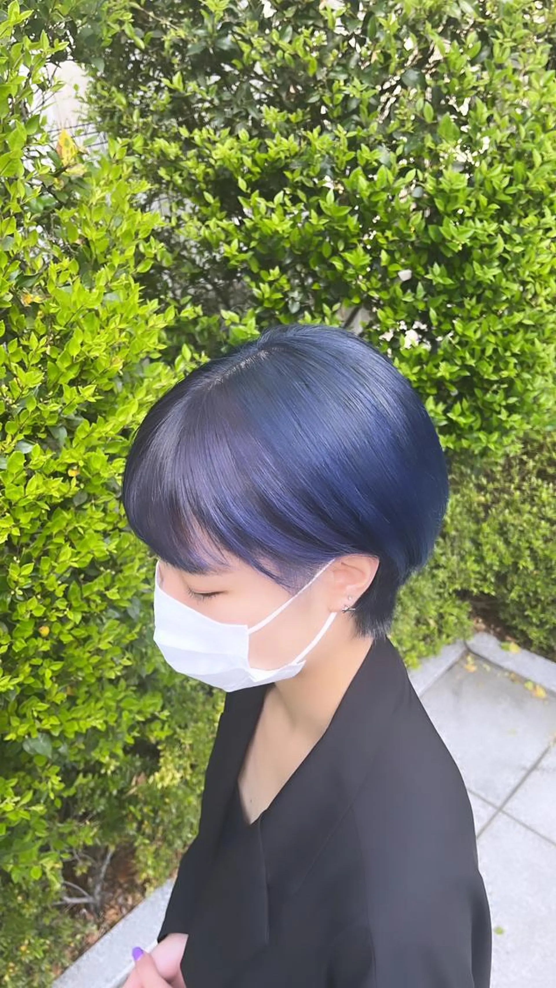 ショート ヘアカラー トリートメント ヘアセット 🩶【推しハイトーン 】yuzu🩶のヘアスタイル