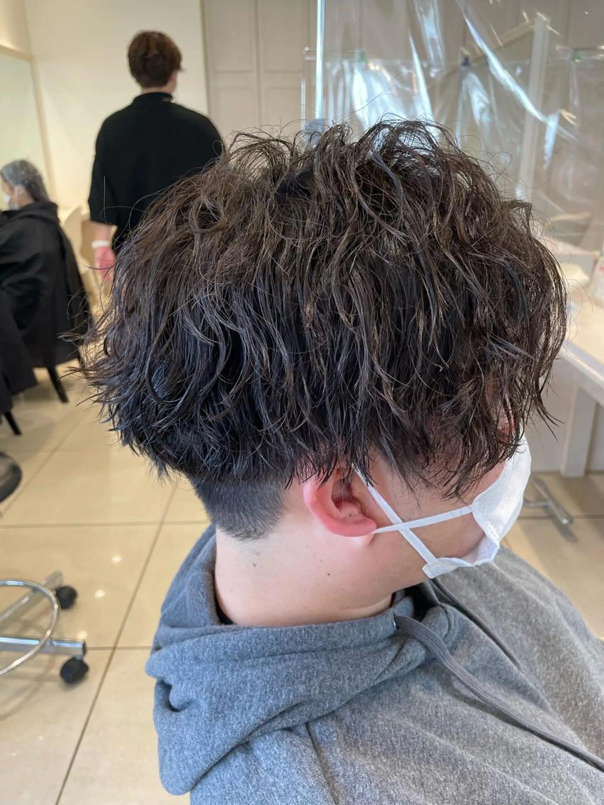 ショート パーマ メンズ カット パーマ トリートメント ✨Ash西船橋店✨ 副店長/宮本純登✨のヘアスタイル