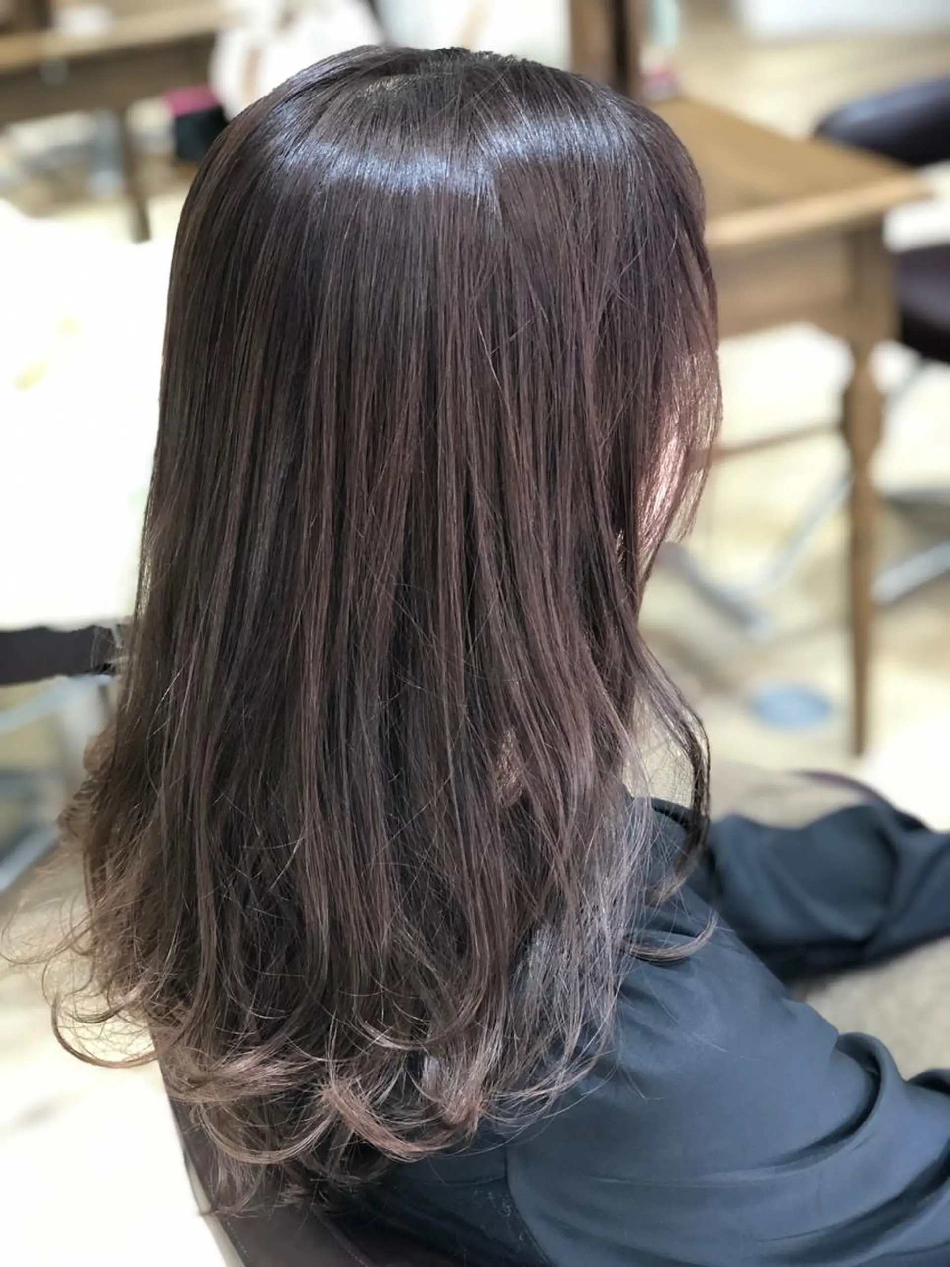 セミロング カラー 🍀褒められヘア🍀 松尾舜のヘアスタイル