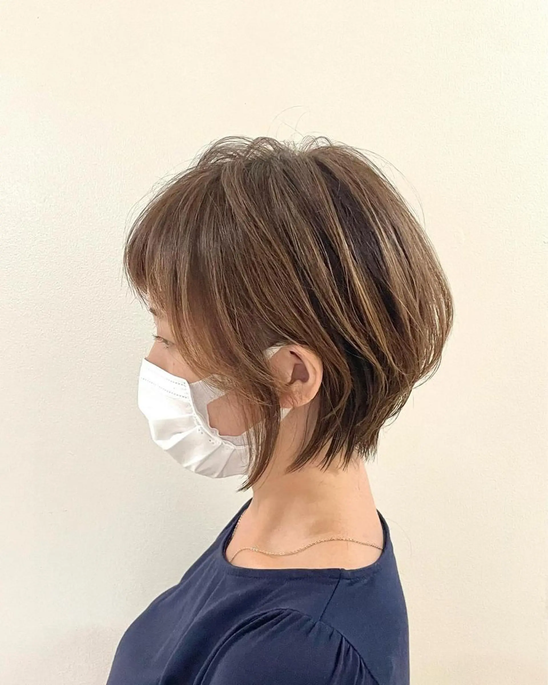 ショート カラー カット ヘアカラー トリートメント JIAKI 似合わせカットのヘアスタイル