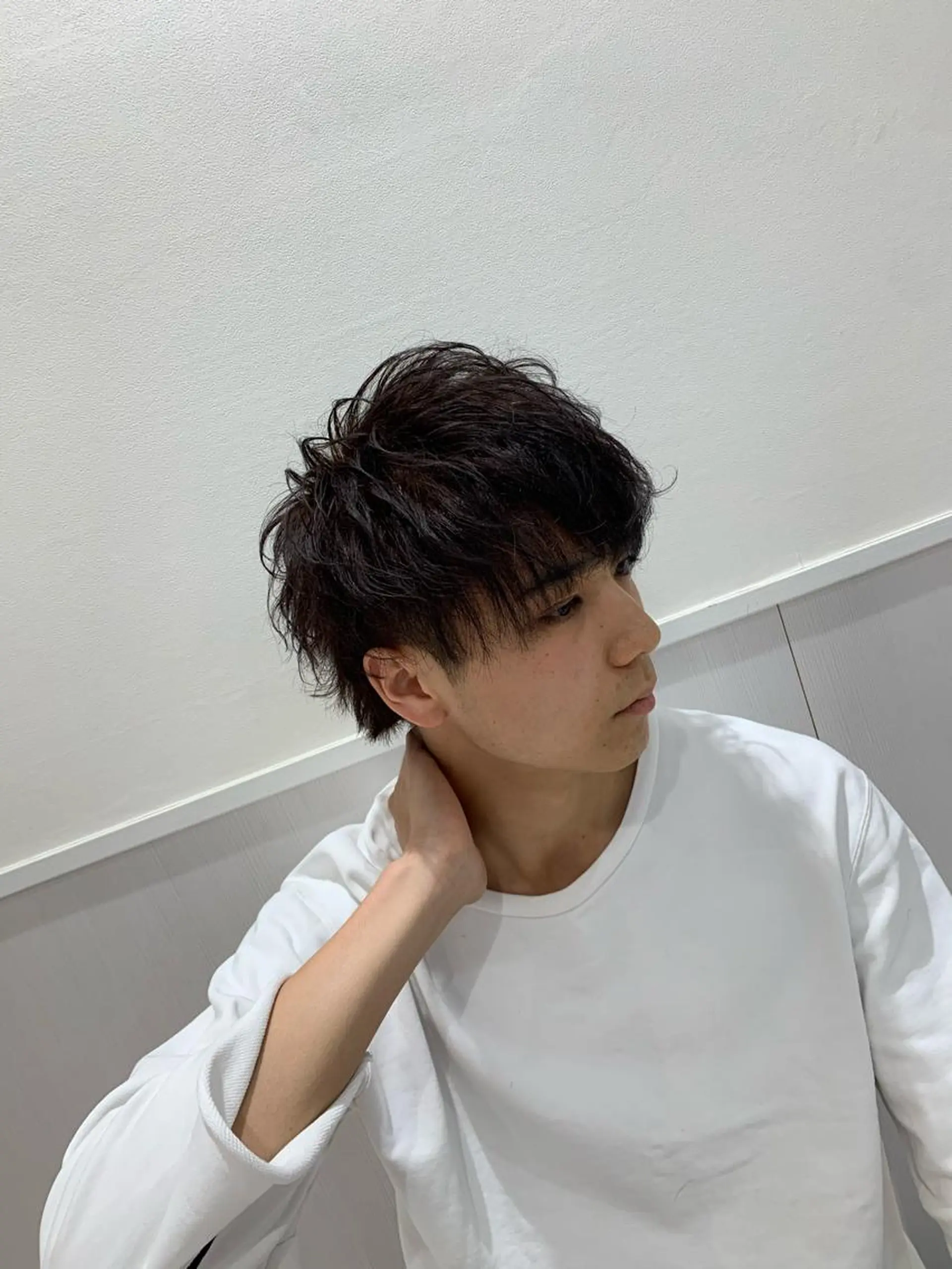 ショート ヘアアレンジ メンズ カット IwAsh中山所属・✂︎中山ブリーチ・ パーマ✂︎露木智也のヘアスタイル