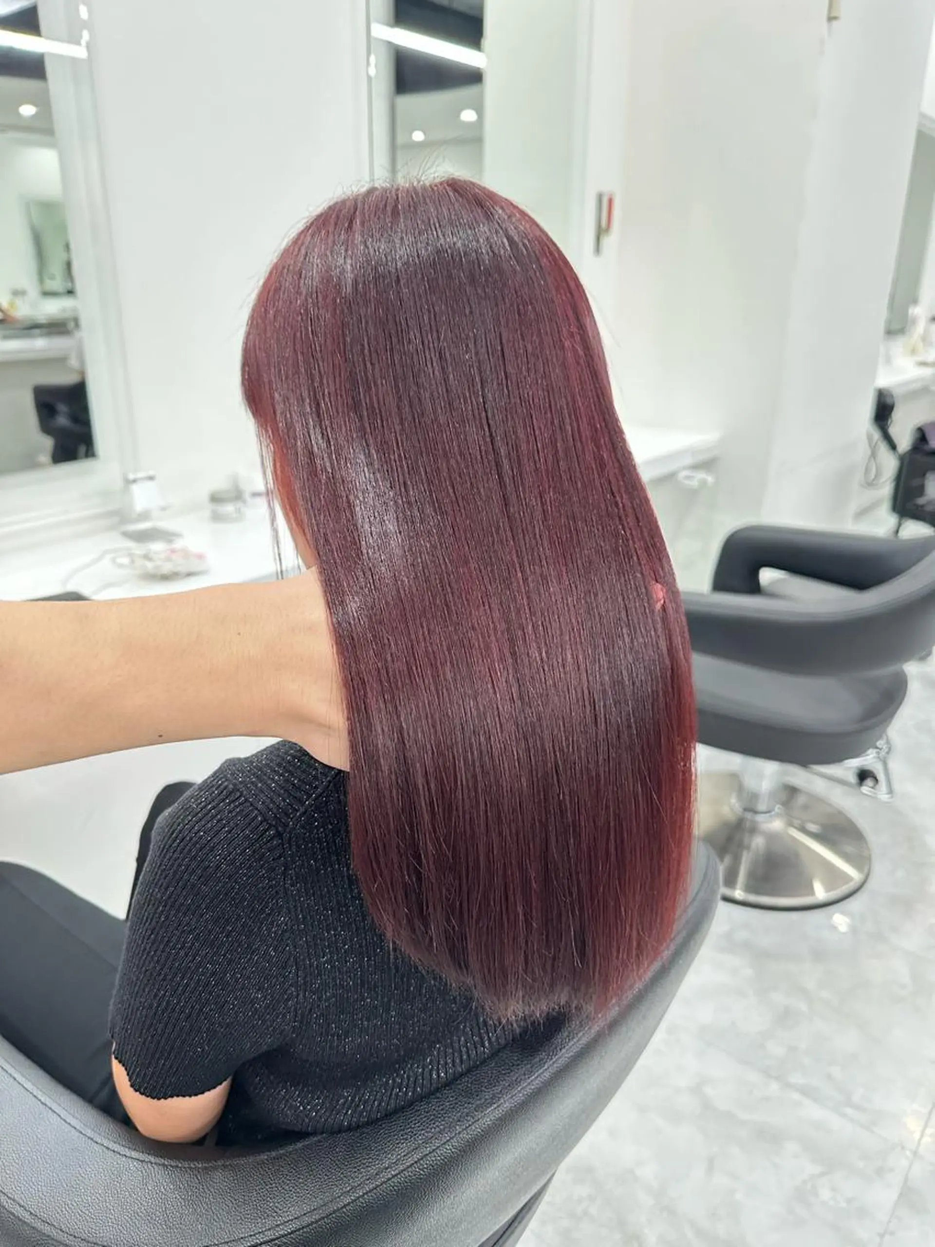 セミロング カラー ヘアアレンジ SALOWIN 宇田川店所属・ブリーチなしトレンド SHUSAKUのヘアスタイル