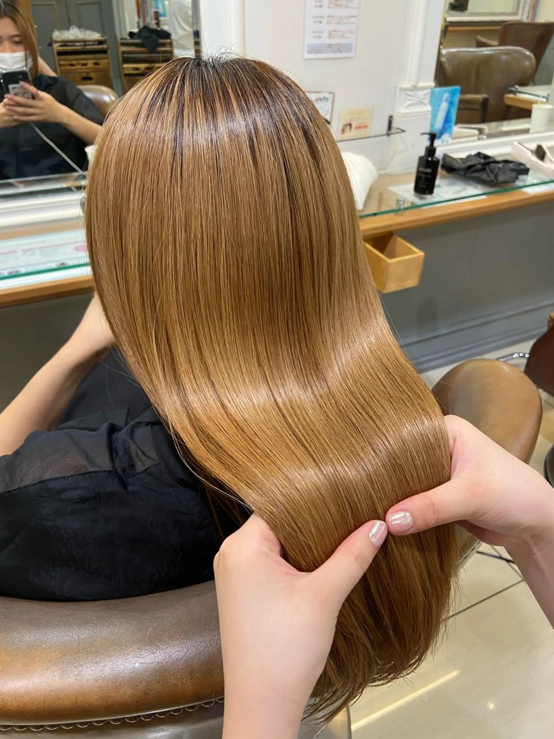 ロング カラー ブラウンカラー トリートメント カット ヘアカラー 🫧 nanaco🫧のヘアスタイル