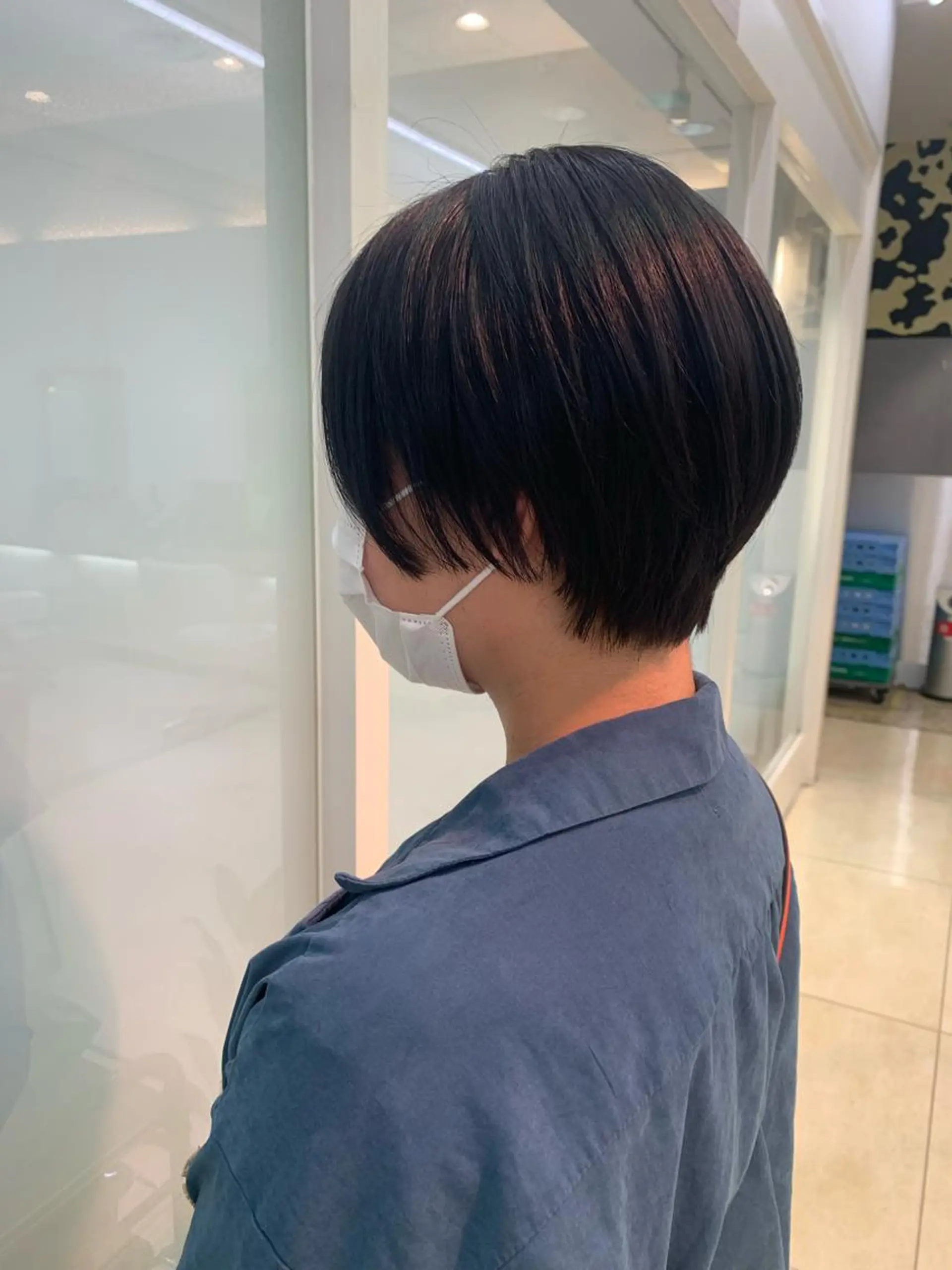 ショート カラー 似合わせカラー/艶 髪質改善/ヨシザキのヘアスタイル