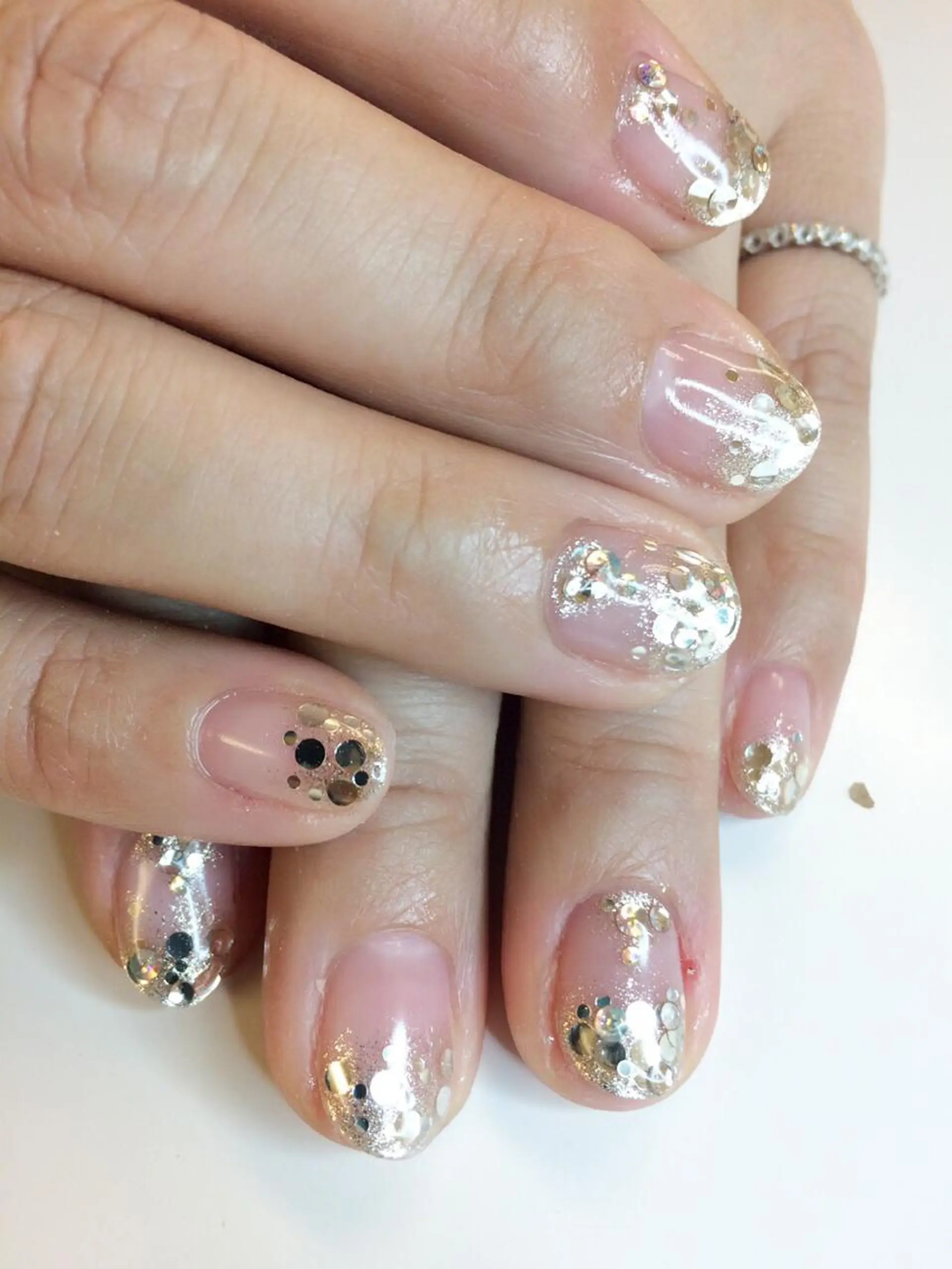 ネイル ホログラムネイル キラキラネイル Sunny side nailのネイルデザイン