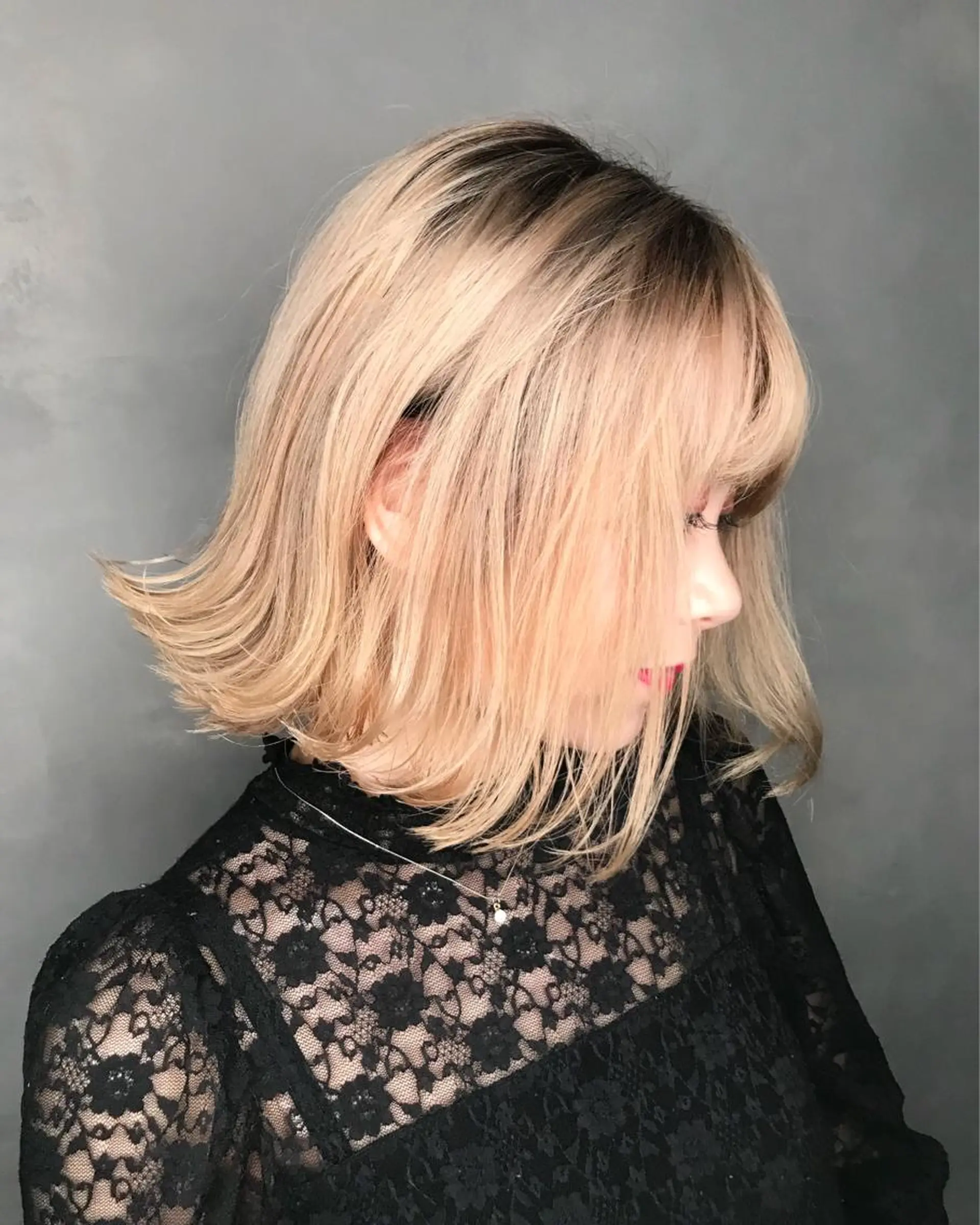 ミディアム カラー ヘアカラー 國分 利成のヘアスタイル