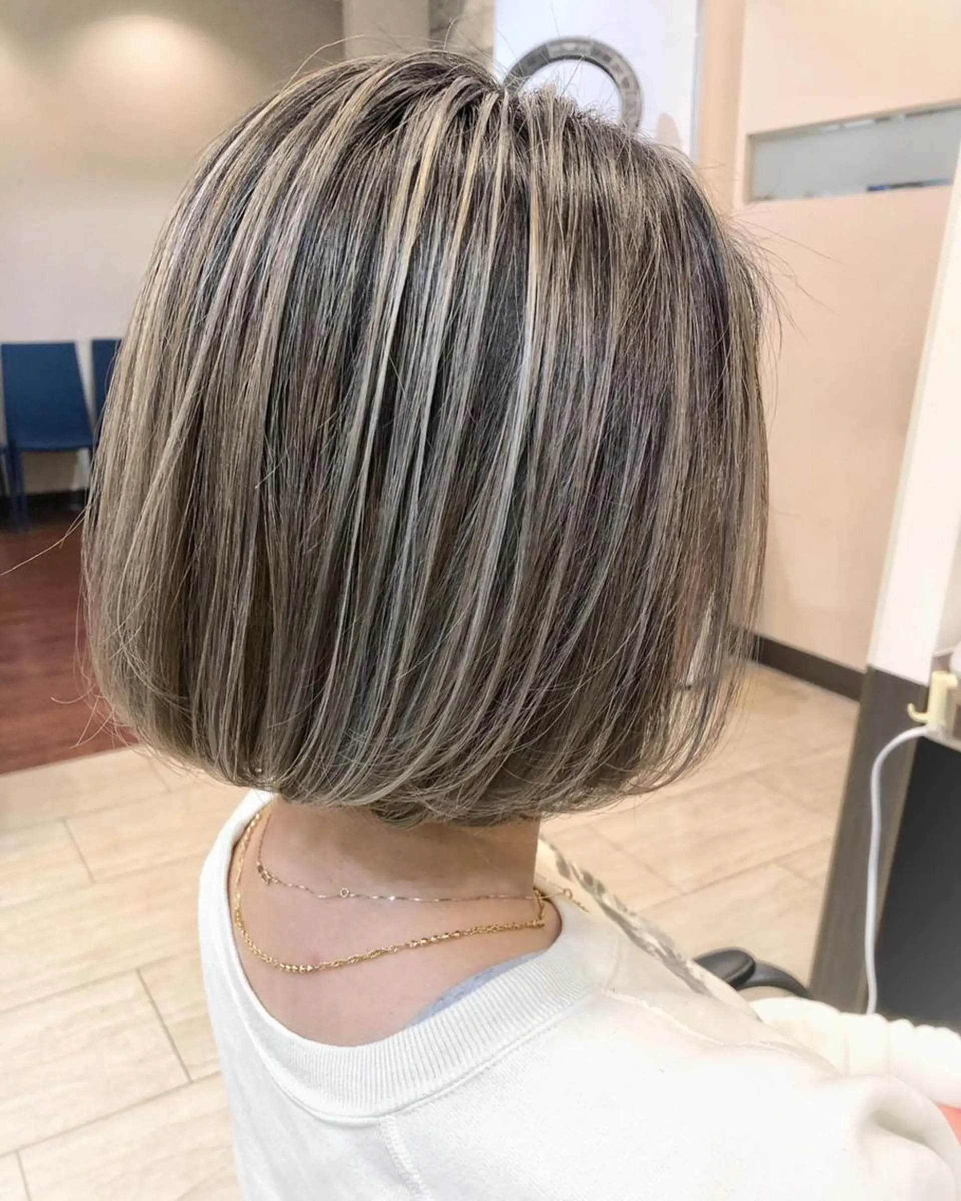 ショート カラー パーマ ヘアアレンジ メンズ メンズバレイヤージュ メンズブリーチ メンズハイライト メンズハイトーン メンズインナーカラー yasu ヤスのヘアスタイル