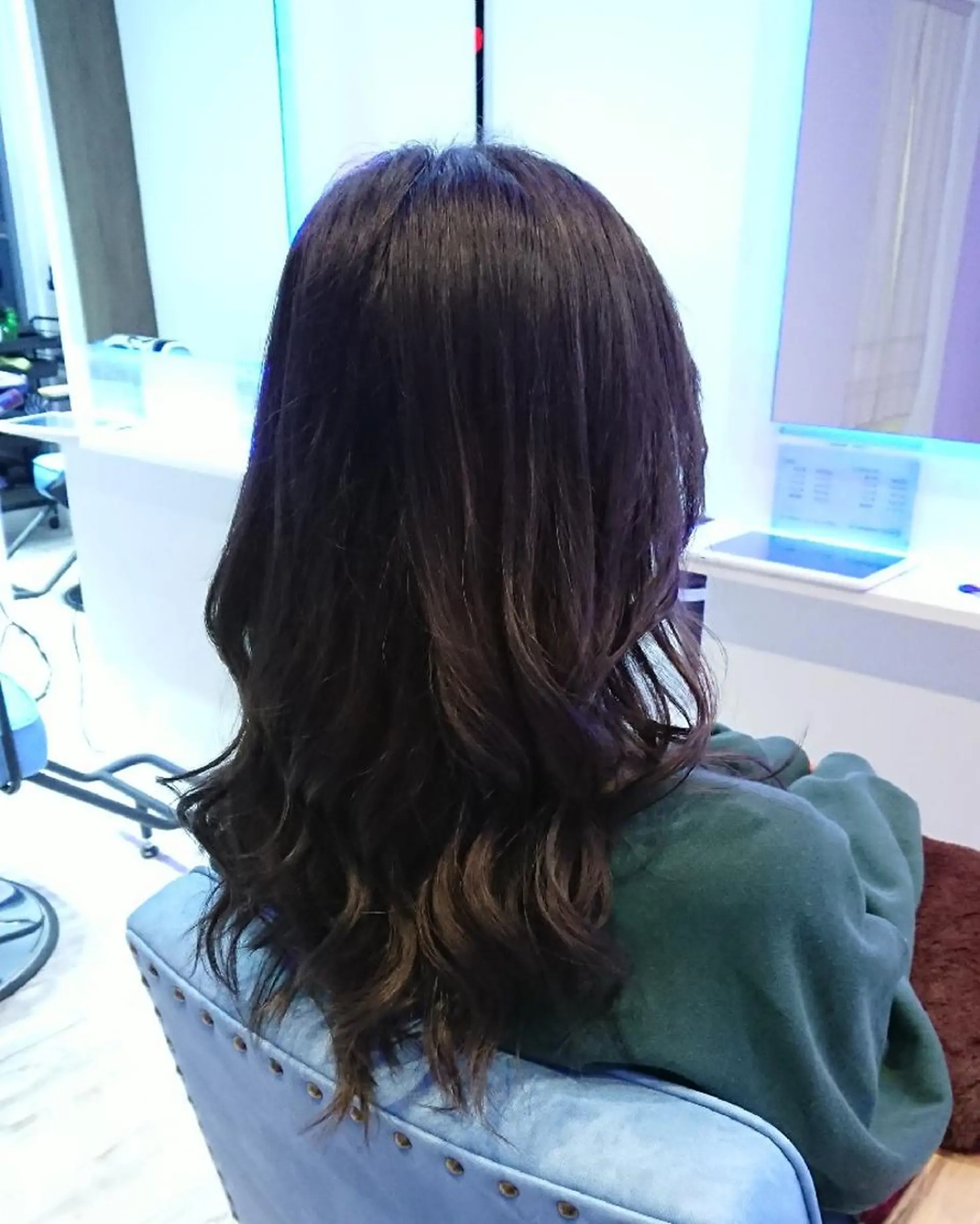 ミディアム カラー ヘアアレンジ 小林 伸行のヘアスタイル