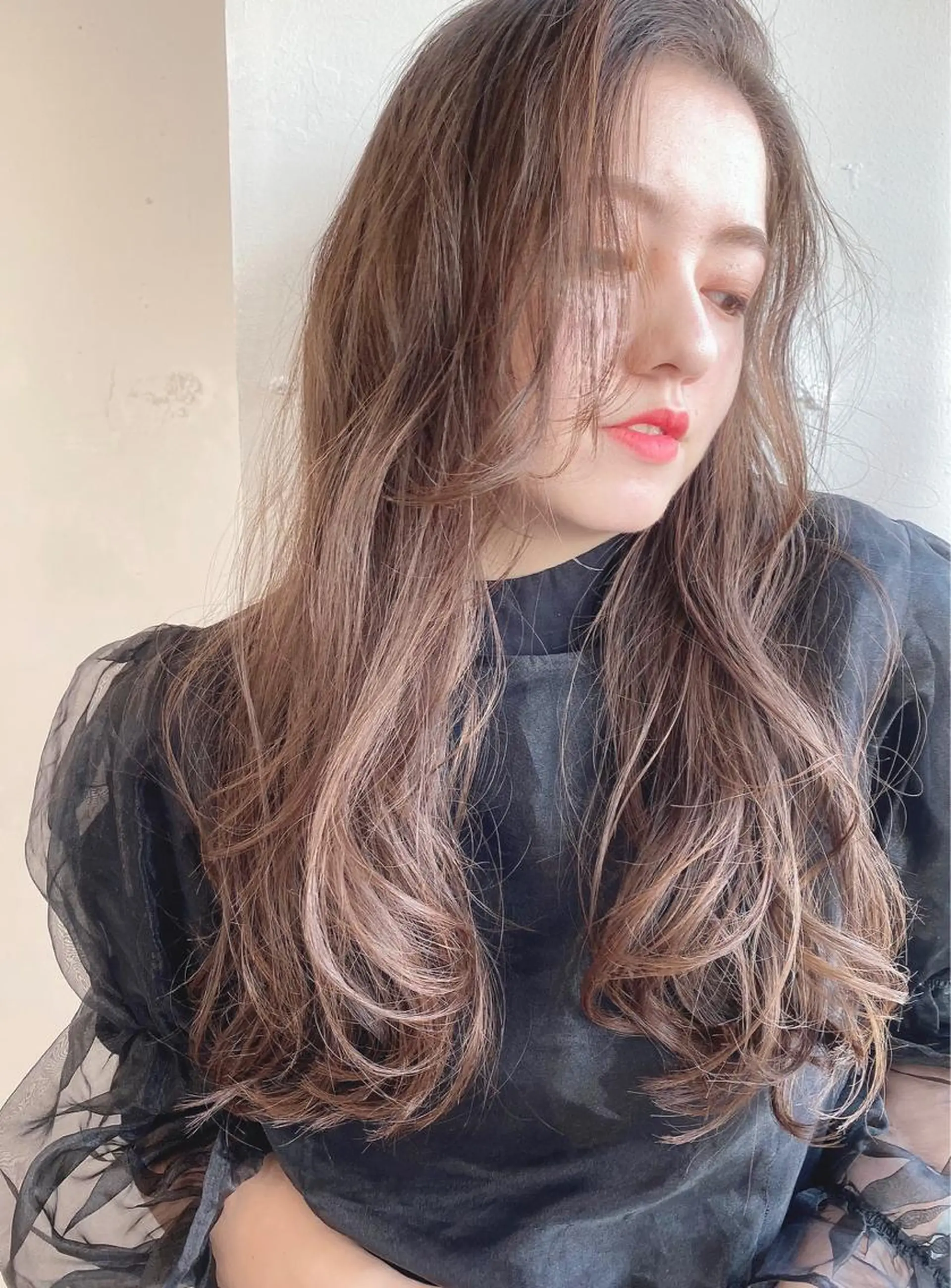 ロング パーマ 艶髪🫧髪質改善🌿 結城綾菜のヘアスタイル