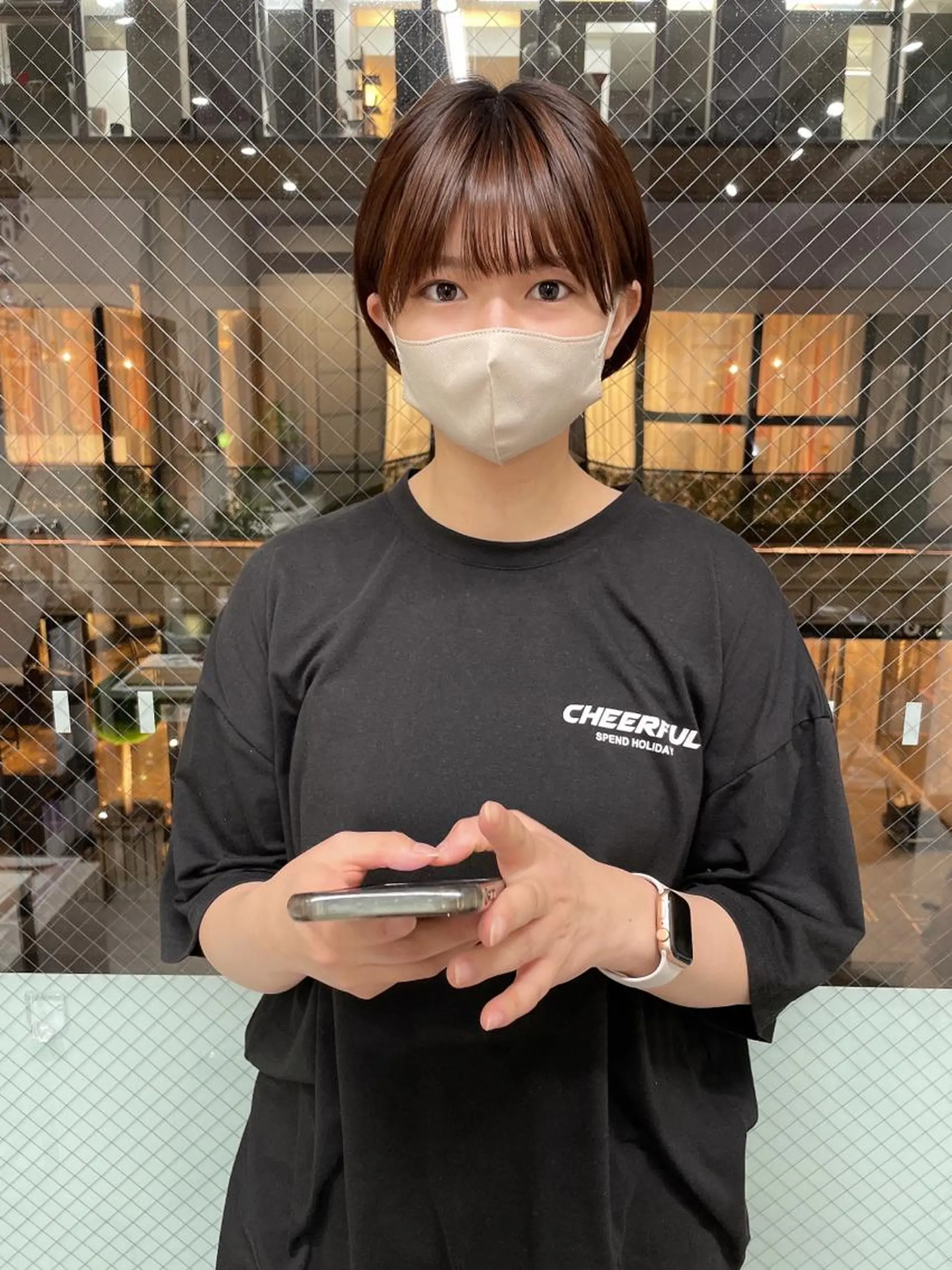 ショート カラー カット ヘアカラー トリートメント 髪質改善will hairdesignのヘアスタイル