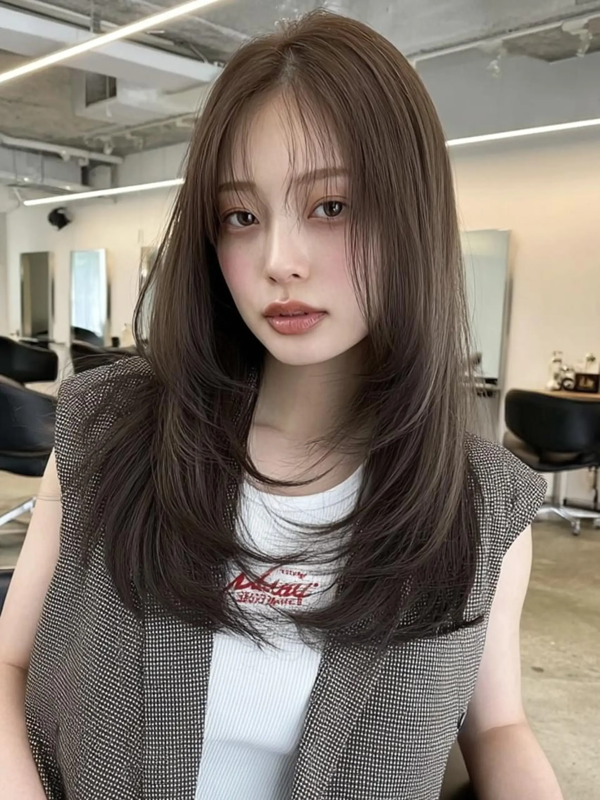 セミロング ボブ 外国人風カラー カット ヘアカラー トリートメント ♡ 𝐘𝐮𝐤𝐚♡のヘアスタイル