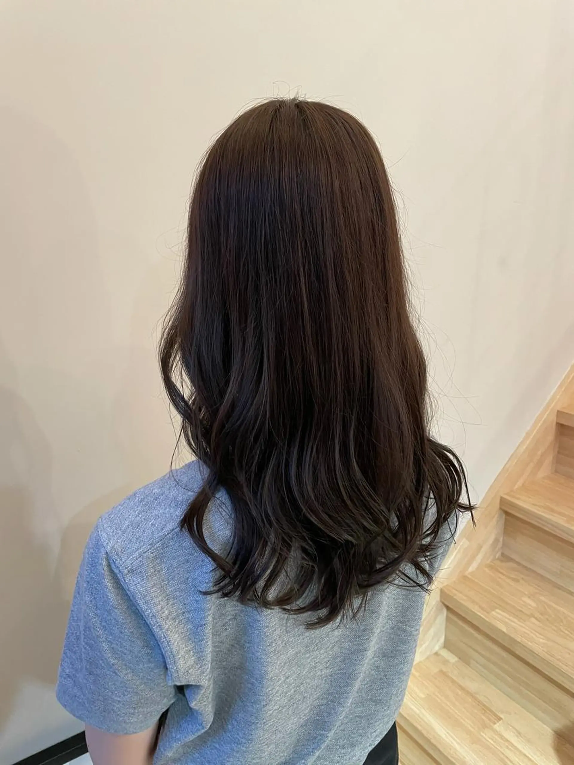 セミロング カラー 林 慧悟のヘアスタイル