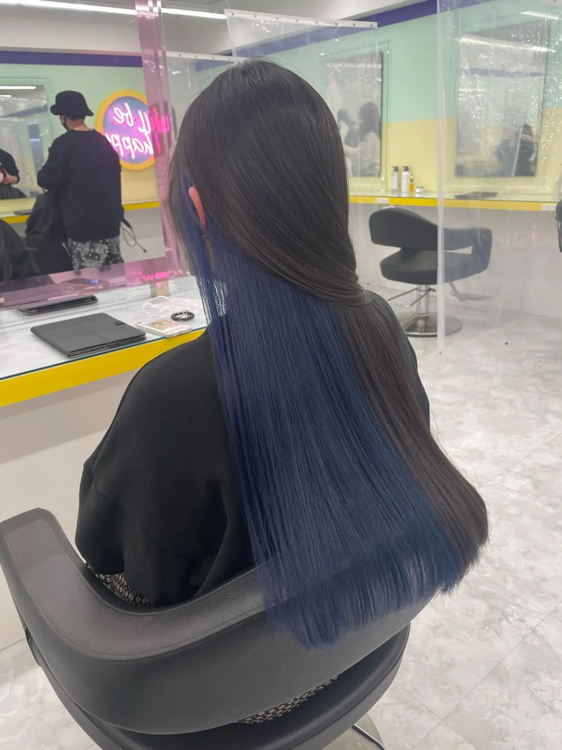 ミディアム カラー パーマ ヘアアレンジ メンズ アイブロウ ヘアカラー トリートメント ヘッドスパ ヘアセット 💜寒色特化 門脇誠弥💜のヘアスタイル