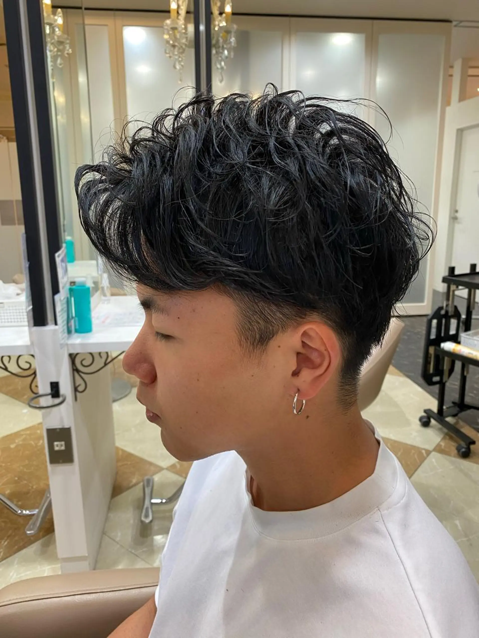 パーマ メンズ 縮毛矯正 滝沢尚起のヘアスタイル