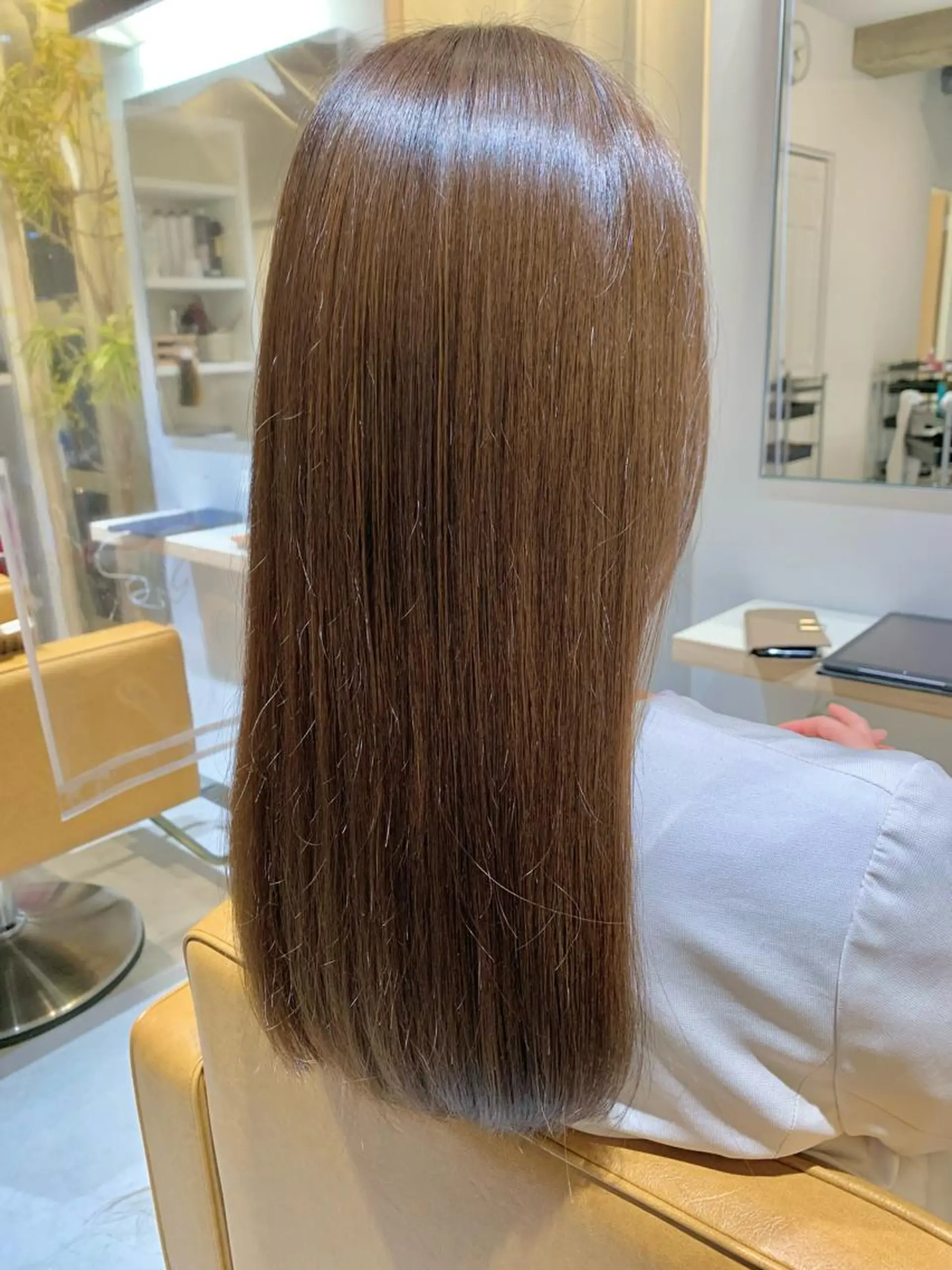 セミロング カラー カット ヘアカラー 美髪矯正×艶カラー /中村勇太のヘアスタイル
